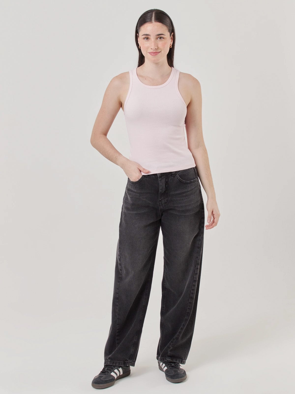 POLO SIN MANGAS MUJER INDEX RIB - 5