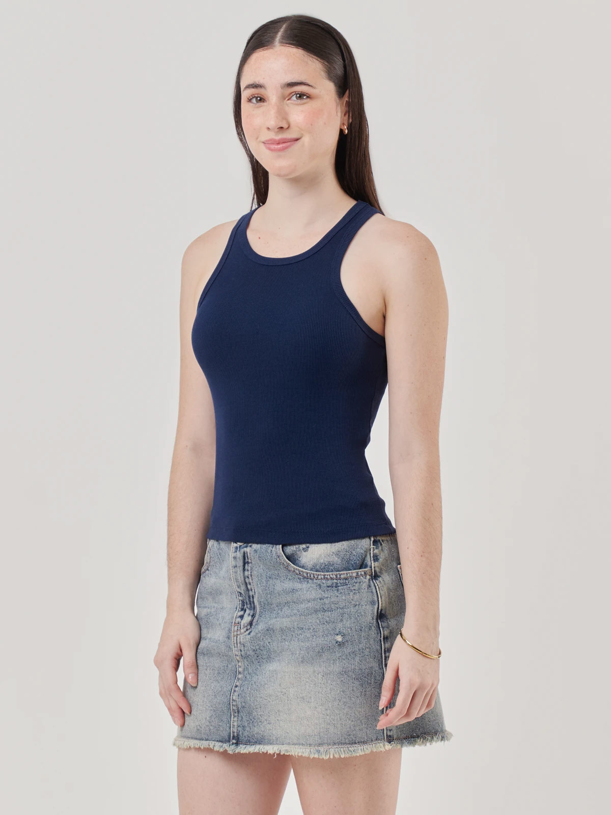 POLO SIN MANGAS MUJER INDEX RIB - 2