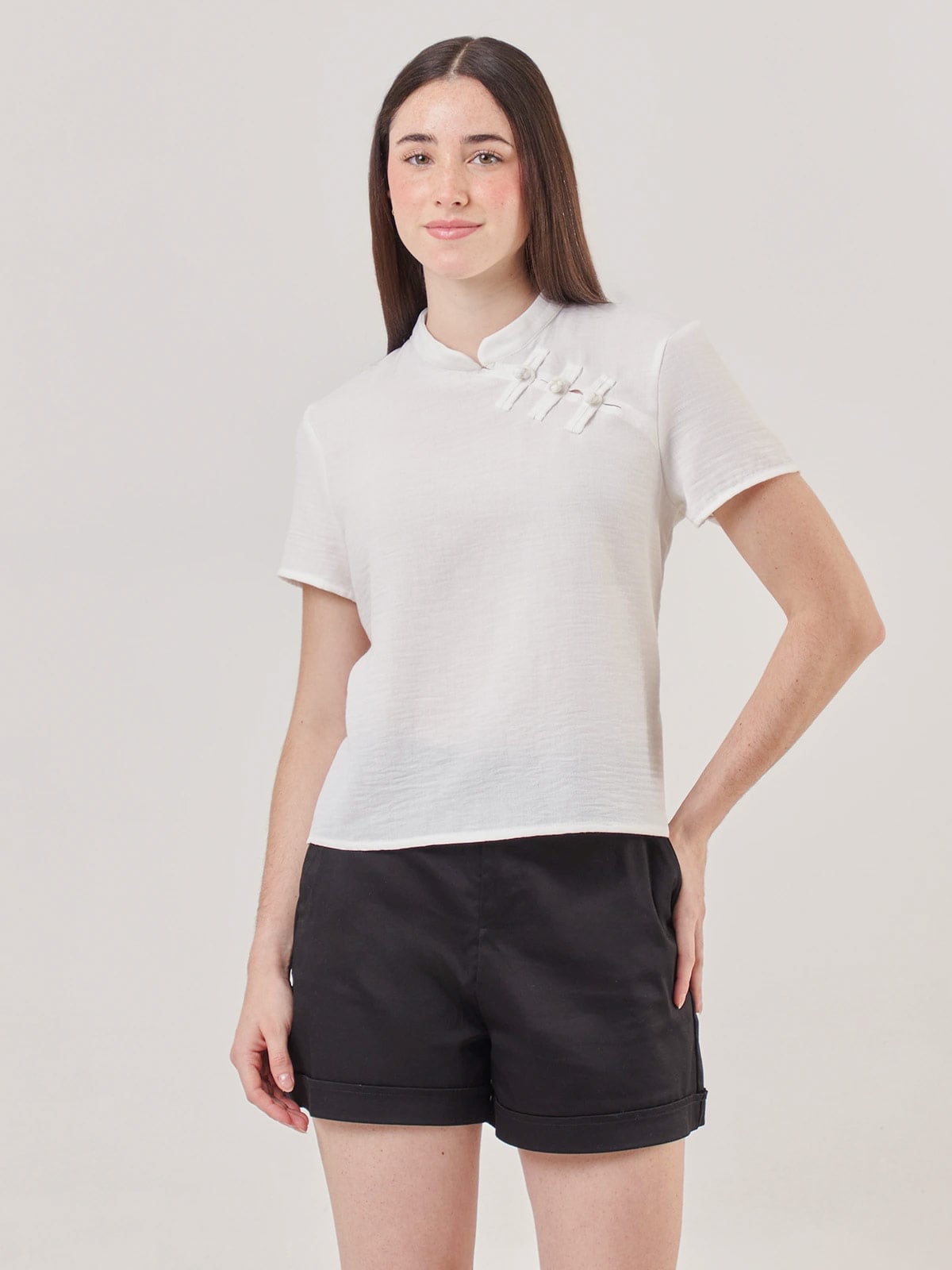 BLUSA MANGA CORTA MUJER INDEX - 1