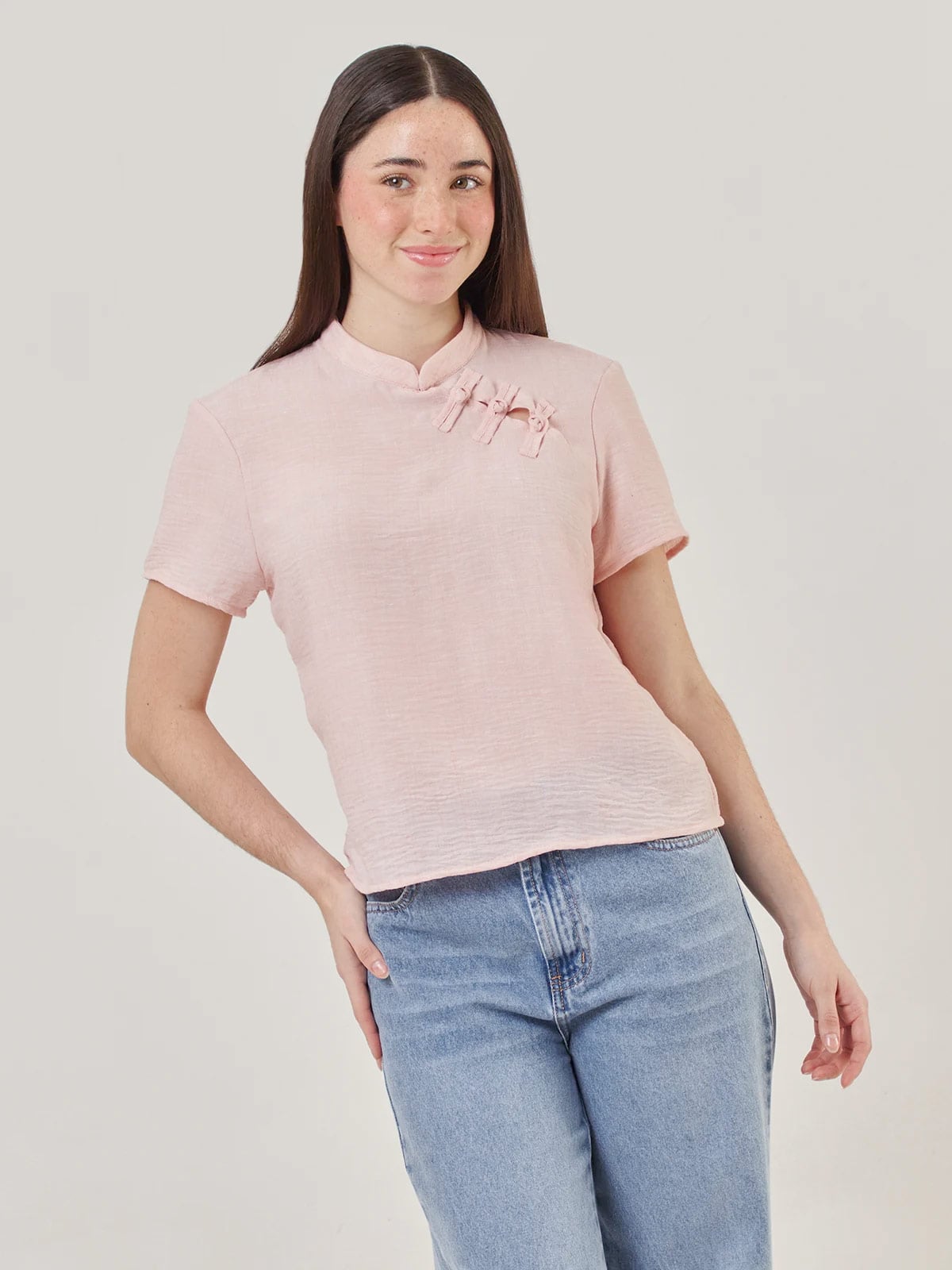 BLUSA MANGA CORTA MUJER INDEX - 1