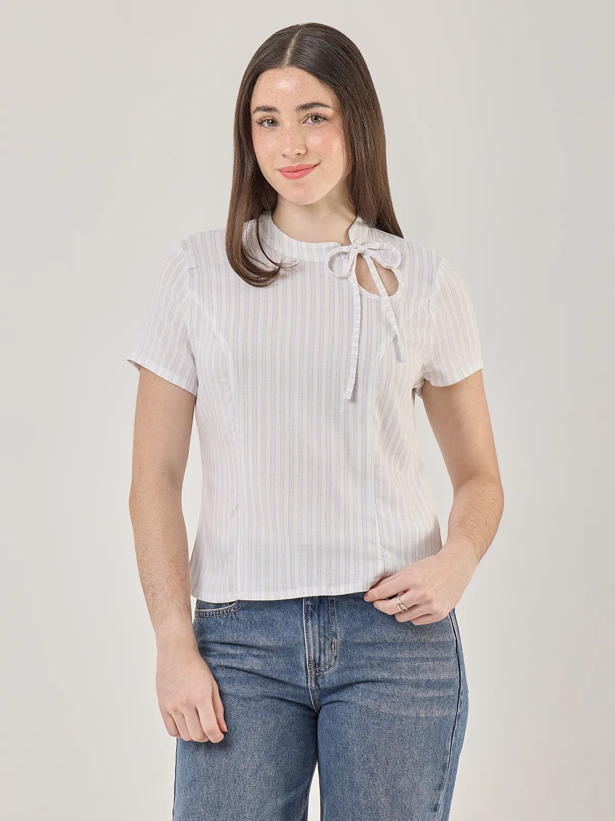 BLUSA MANGA CORTA MUJER INDEX - 1