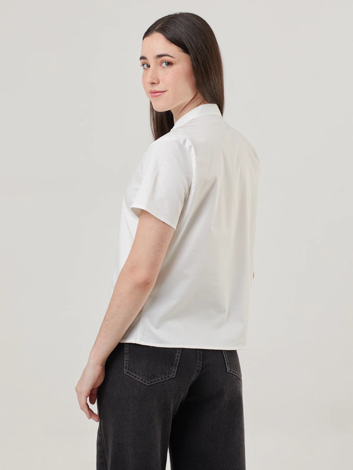 BLUSA MANGA CORTA ALGODÓN MUJER INDEX - 2