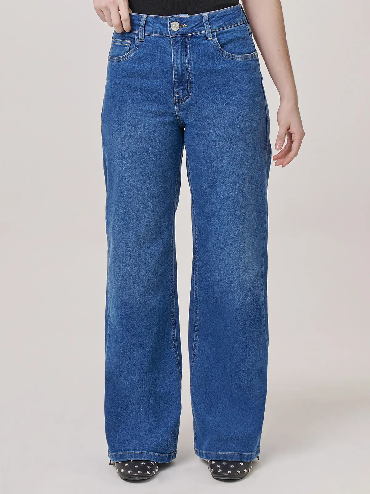 JEANS WIDE LEG MUJER INDEX BÁSICO - 3