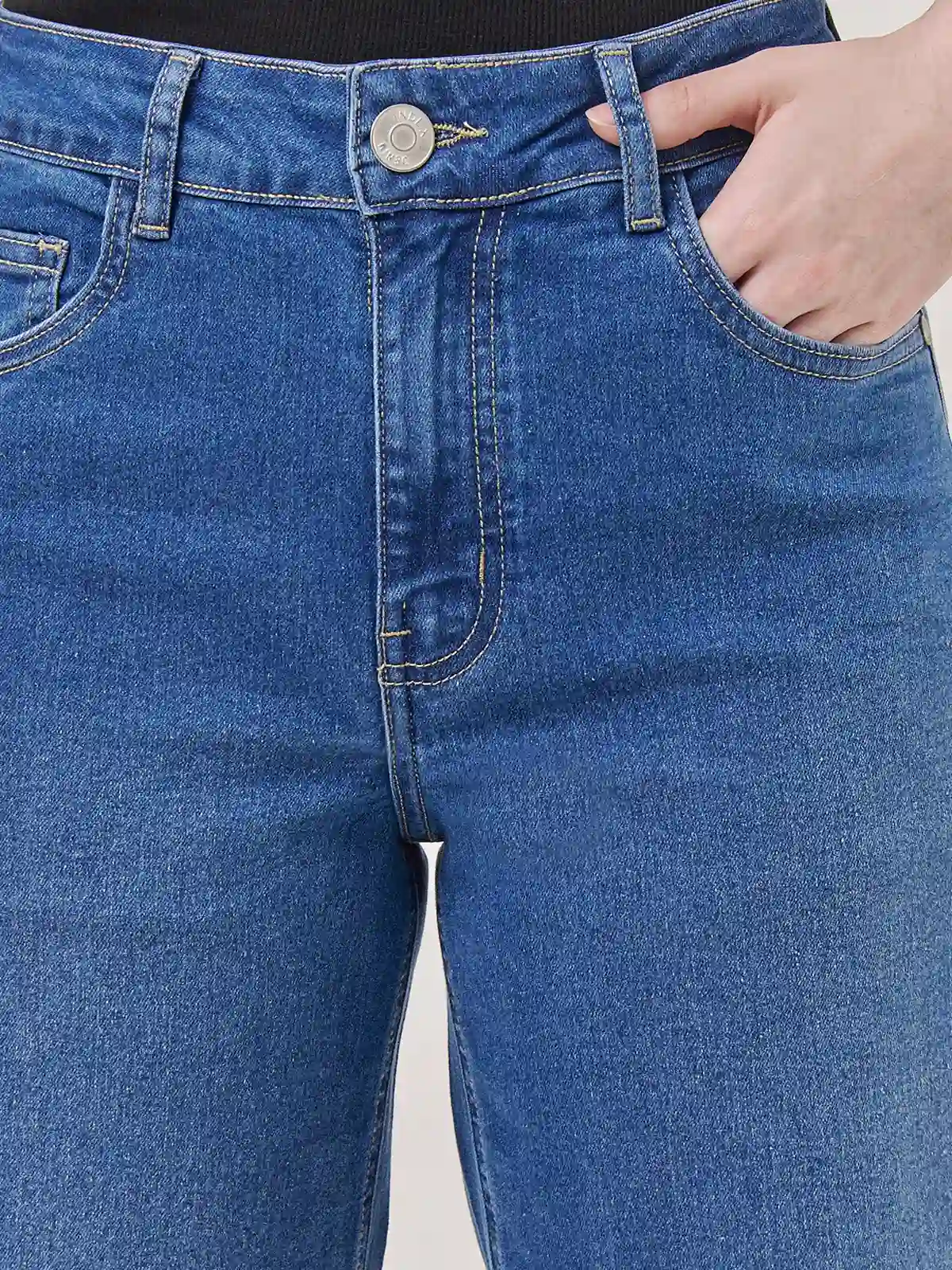 JEANS WIDE LEG MUJER INDEX BÁSICO - 4