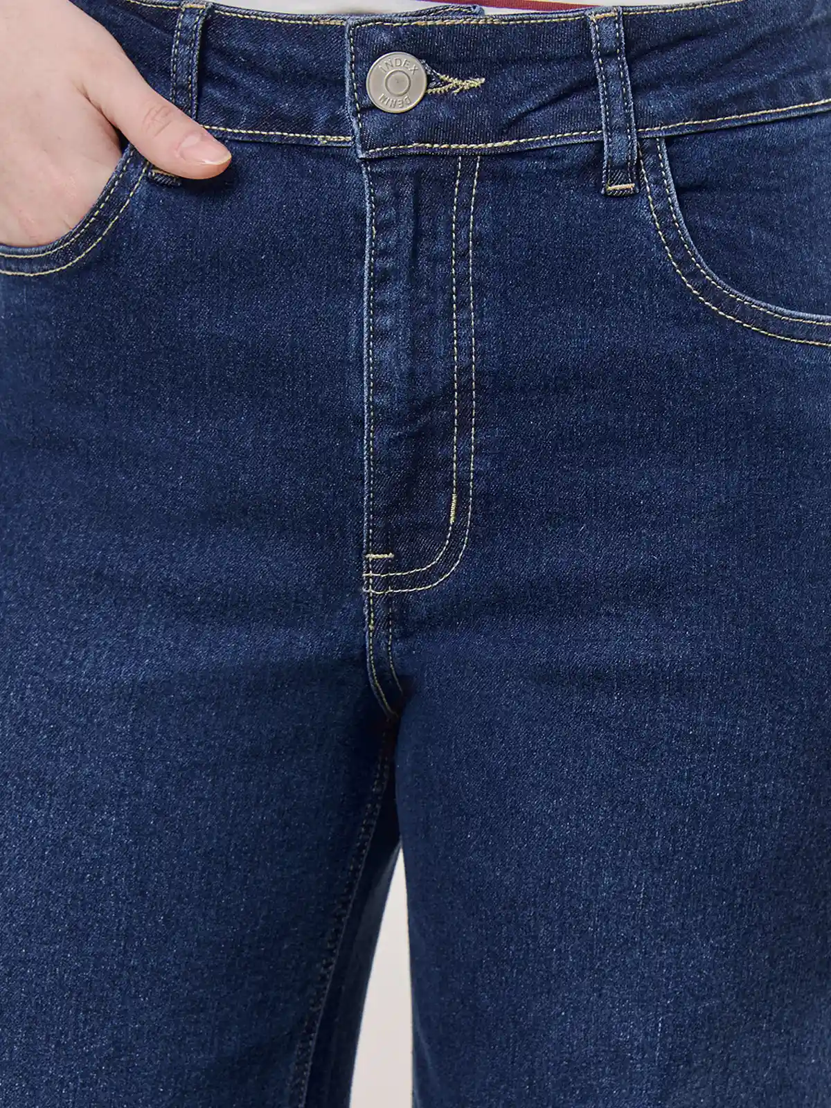 JEANS WIDE LEG MUJER INDEX BÁSICO - 4