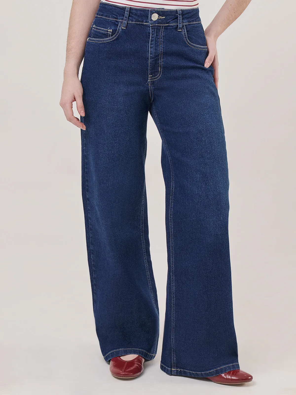 JEANS WIDE LEG MUJER INDEX BÁSICO - 3