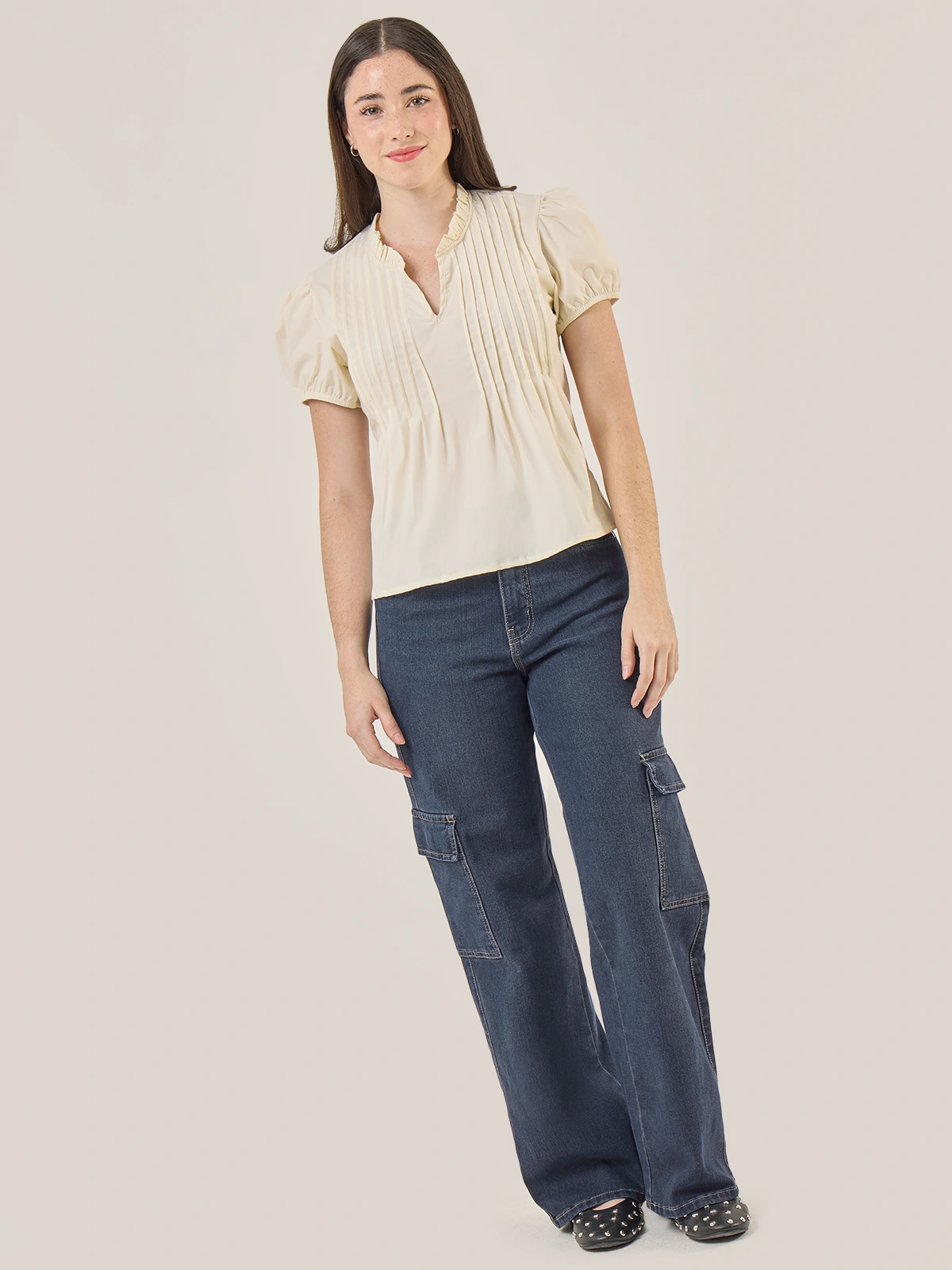 BLUSA MANGA CORTA MUJER INDEX - 5