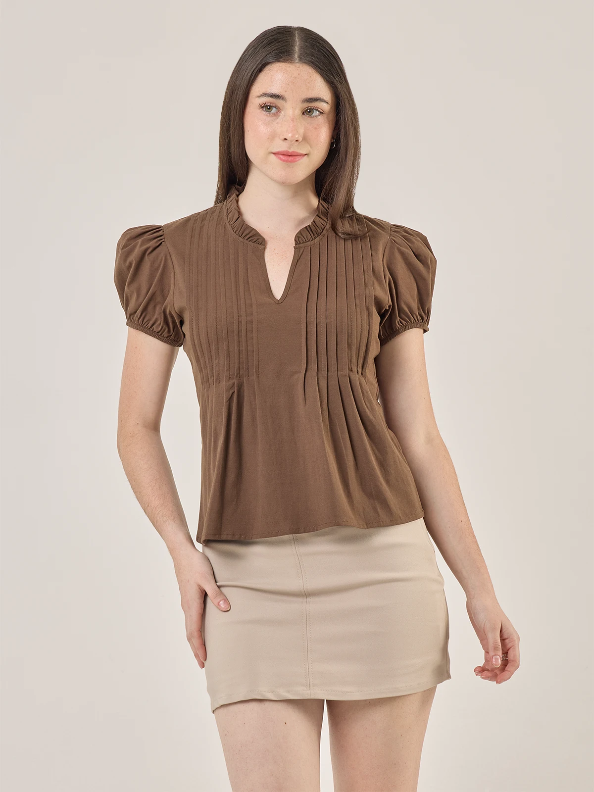 BLUSA MANGA CORTA MUJER INDEX - 1
