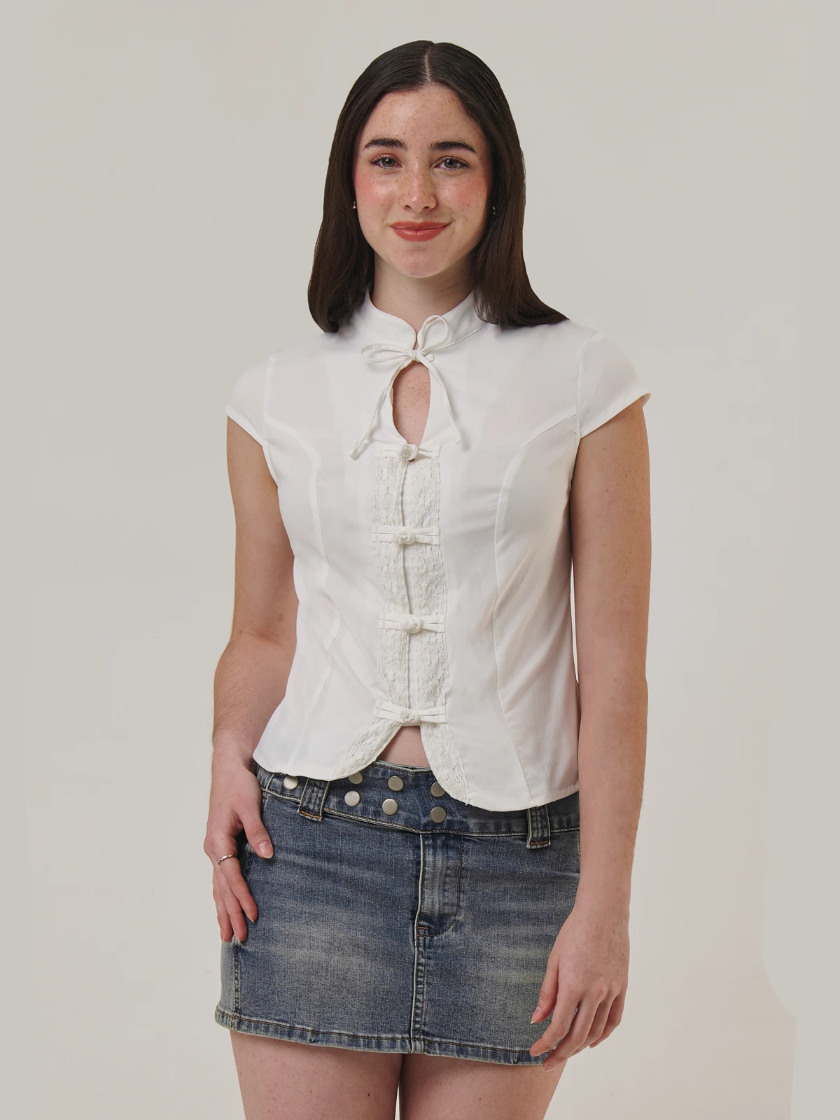 BLUSA MANGA CORTA MUJER INDEX - 1