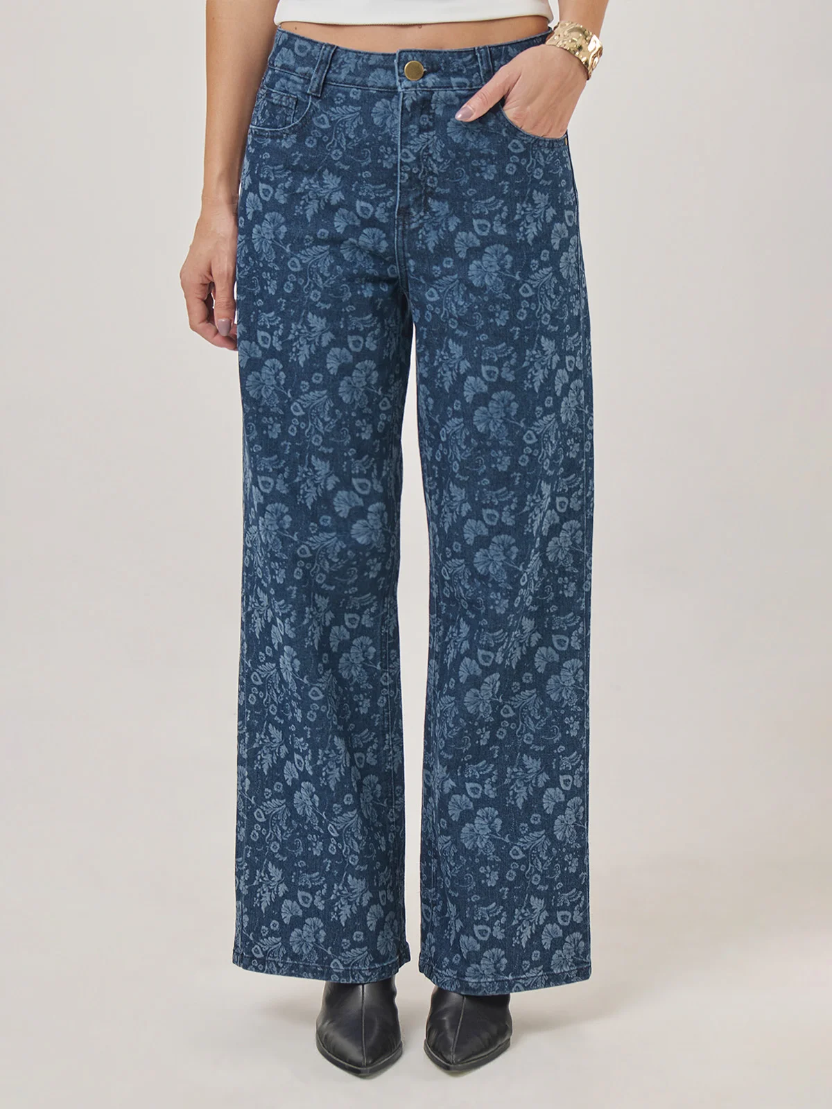 PANTALÓN ALGODÓN REGULAR MUJER TATIENNE - 3