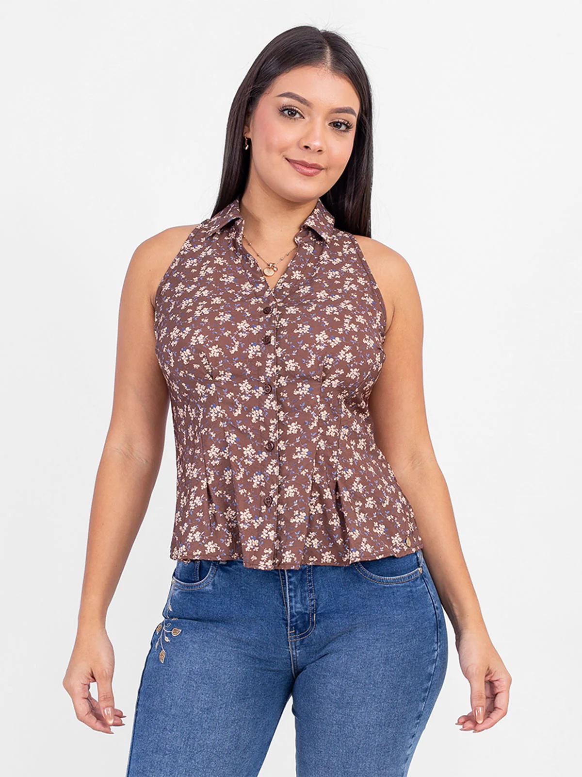 BLUSA SIN MANGAS MUJER SODA BLUES KENDAL - 1