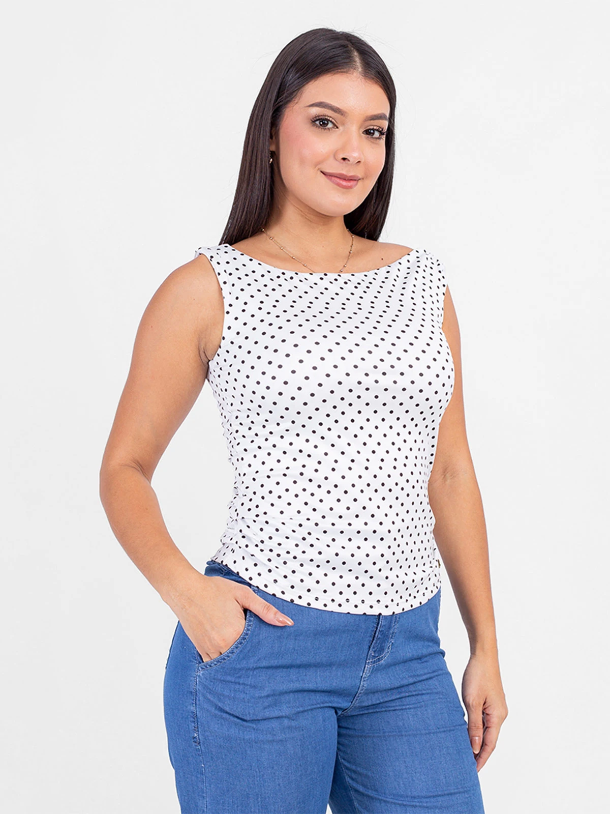 POLO CUELLO OJAL MUJER SODA BLUES RECOGIDO YUNA - 3