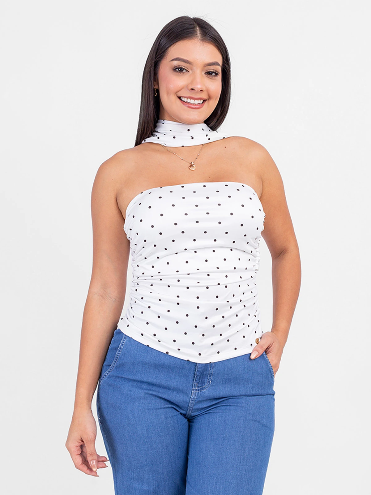 POLO STRAPLESS MUJER SODA BLUES MANDY - 1