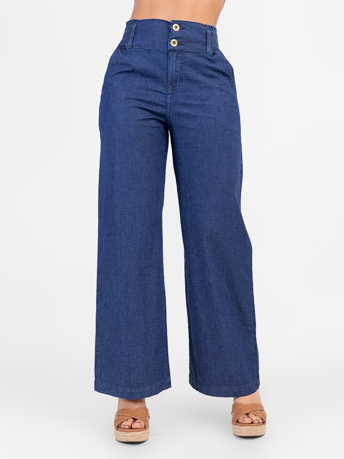 PANTALÓN ALGODÓN REGULAR MUJER SODA BLUES GINYER - 2