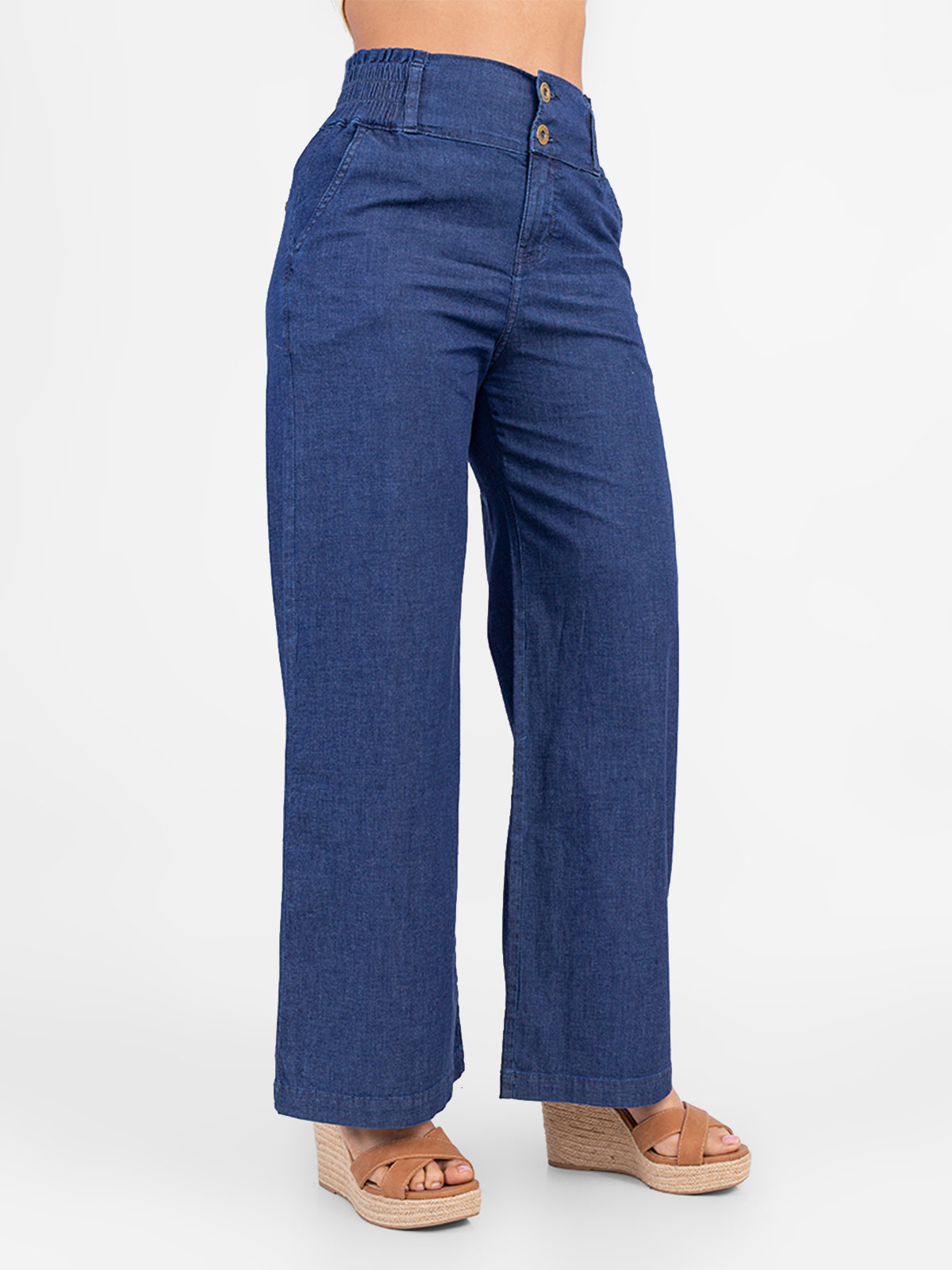 PANTALÓN ALGODÓN REGULAR MUJER SODA BLUES GINYER - 4