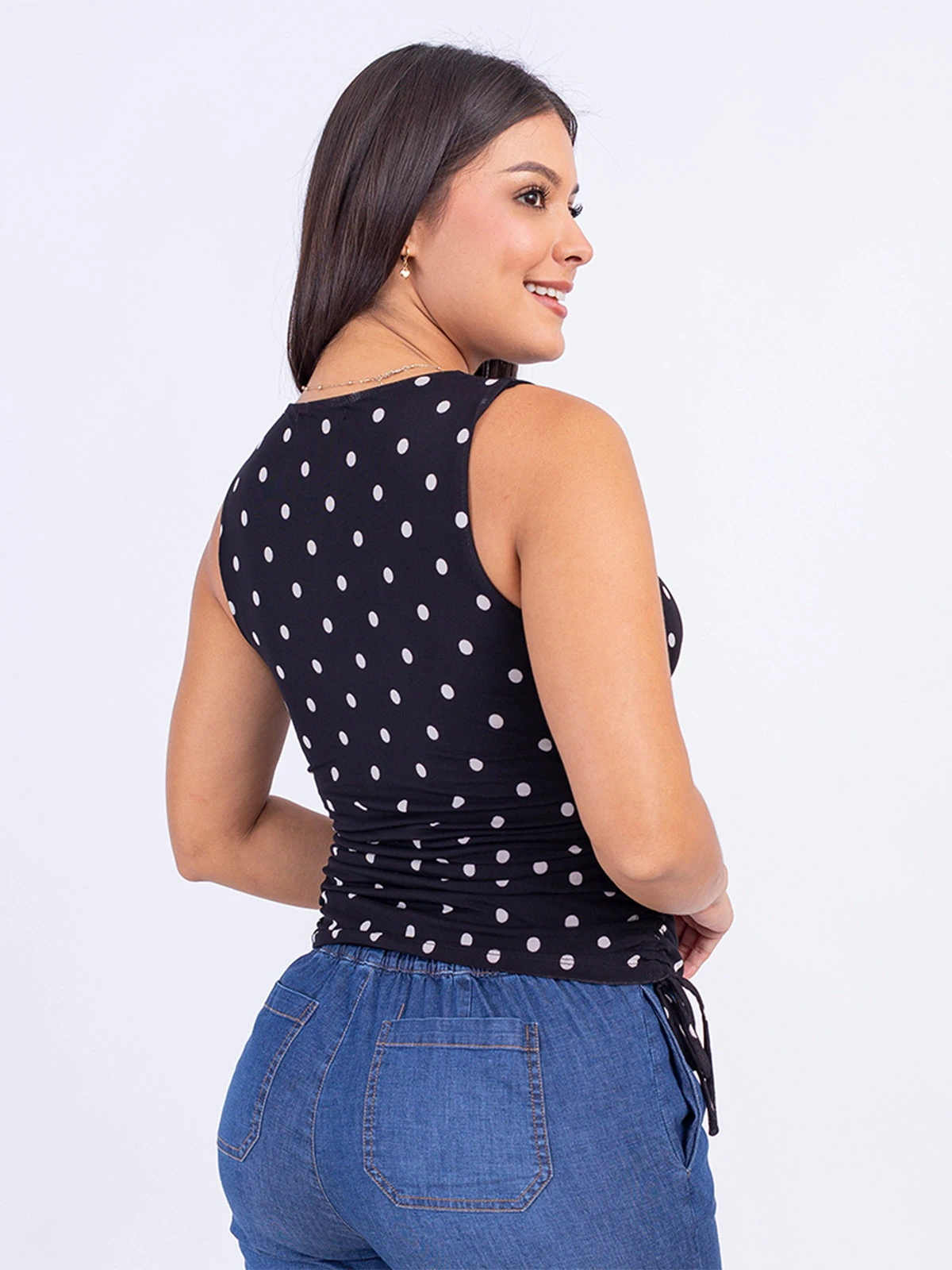 POLO SIN MANGA MUJER SODA BLUES ESTAMPADO SUMI - 2