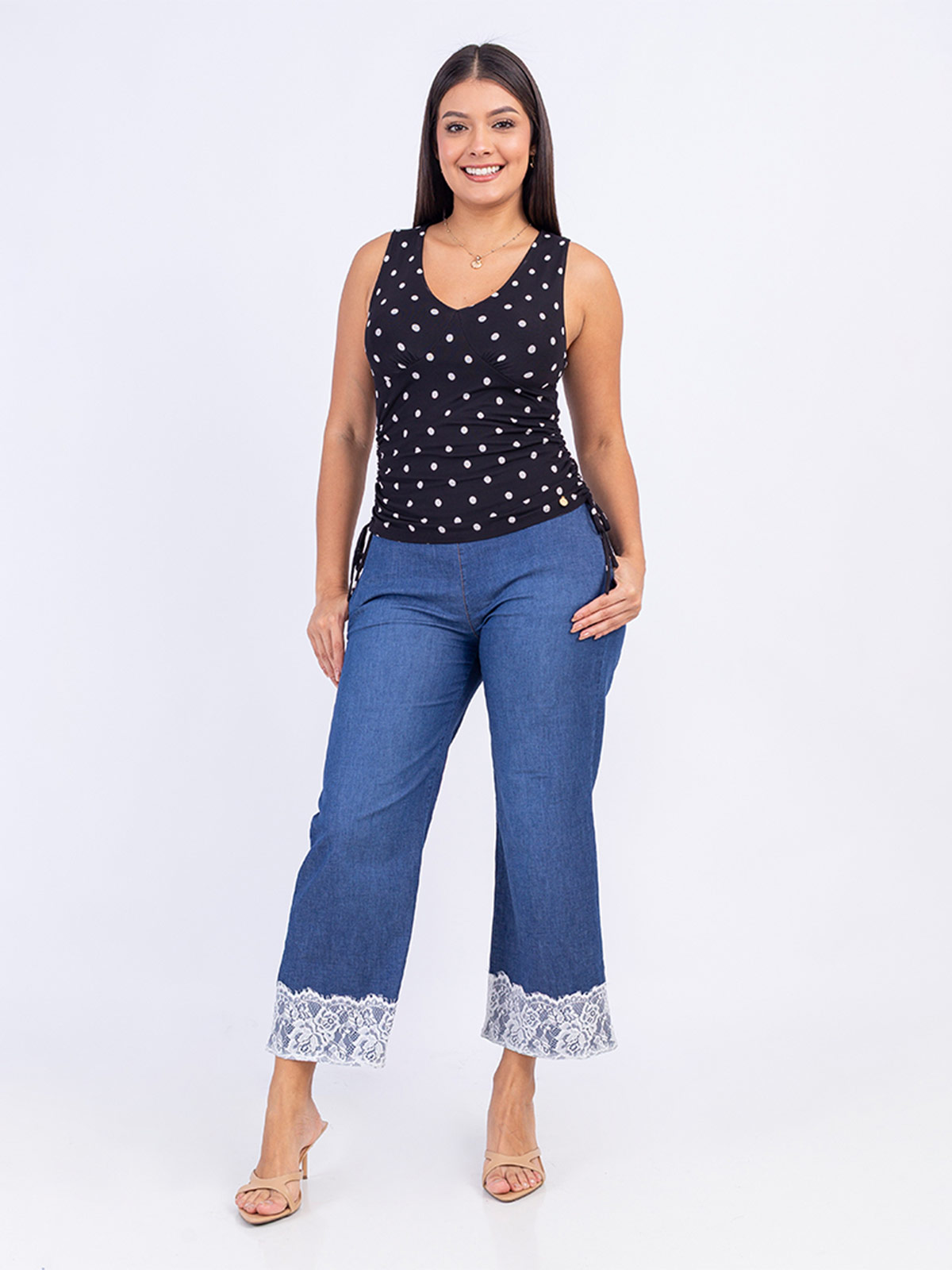 POLO SIN MANGA MUJER SODA BLUES ESTAMPADO SUMI - 4