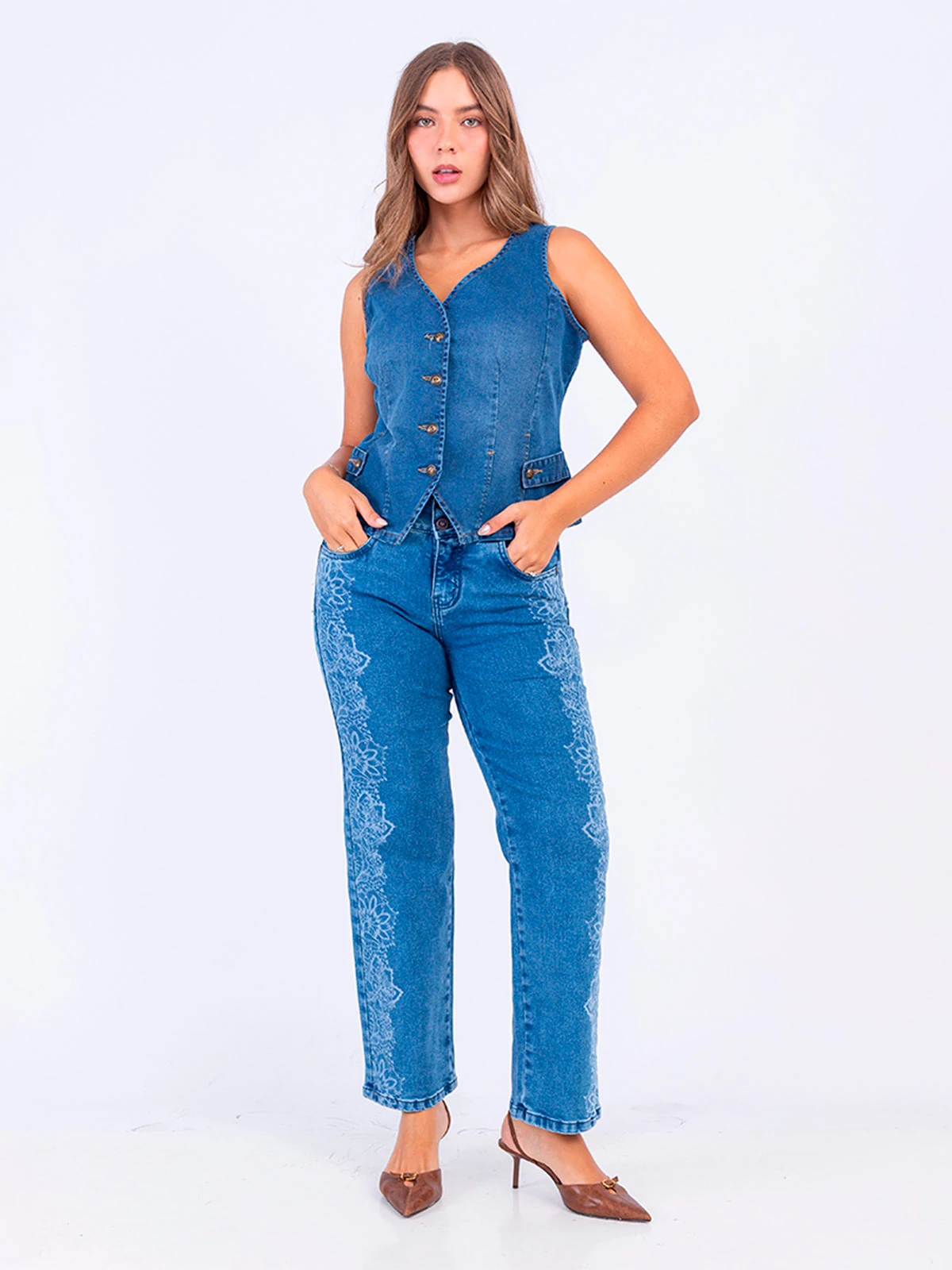 CHALECO MUJER SODA BLUES FANCY - 5
