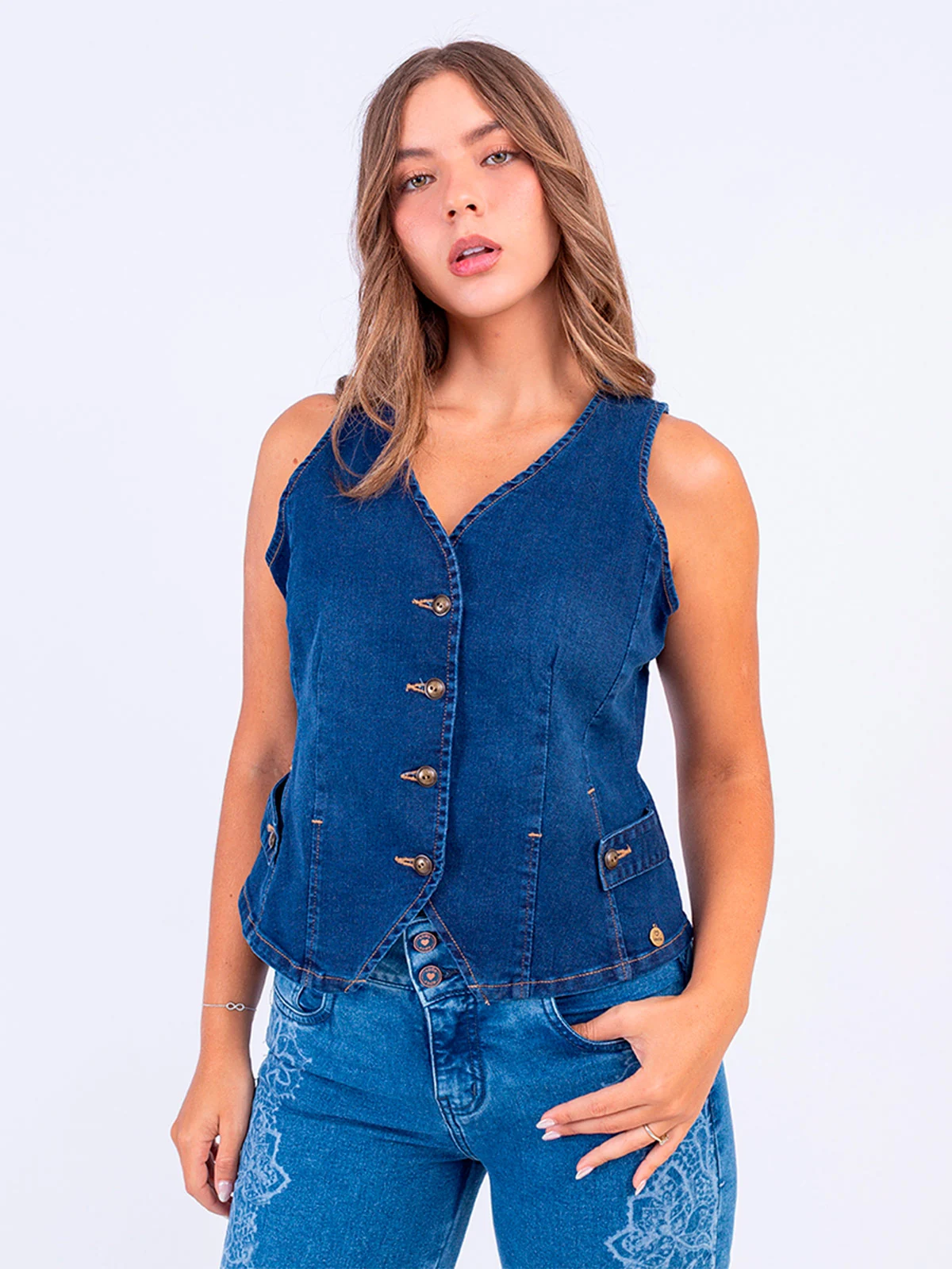 CHALECO MUJER SODA BLUES FANCY - 1