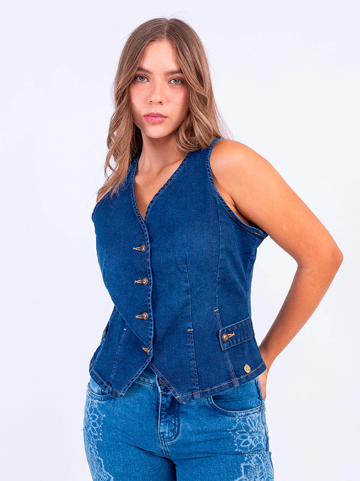 CHALECO MUJER SODA BLUES FANCY - 2
