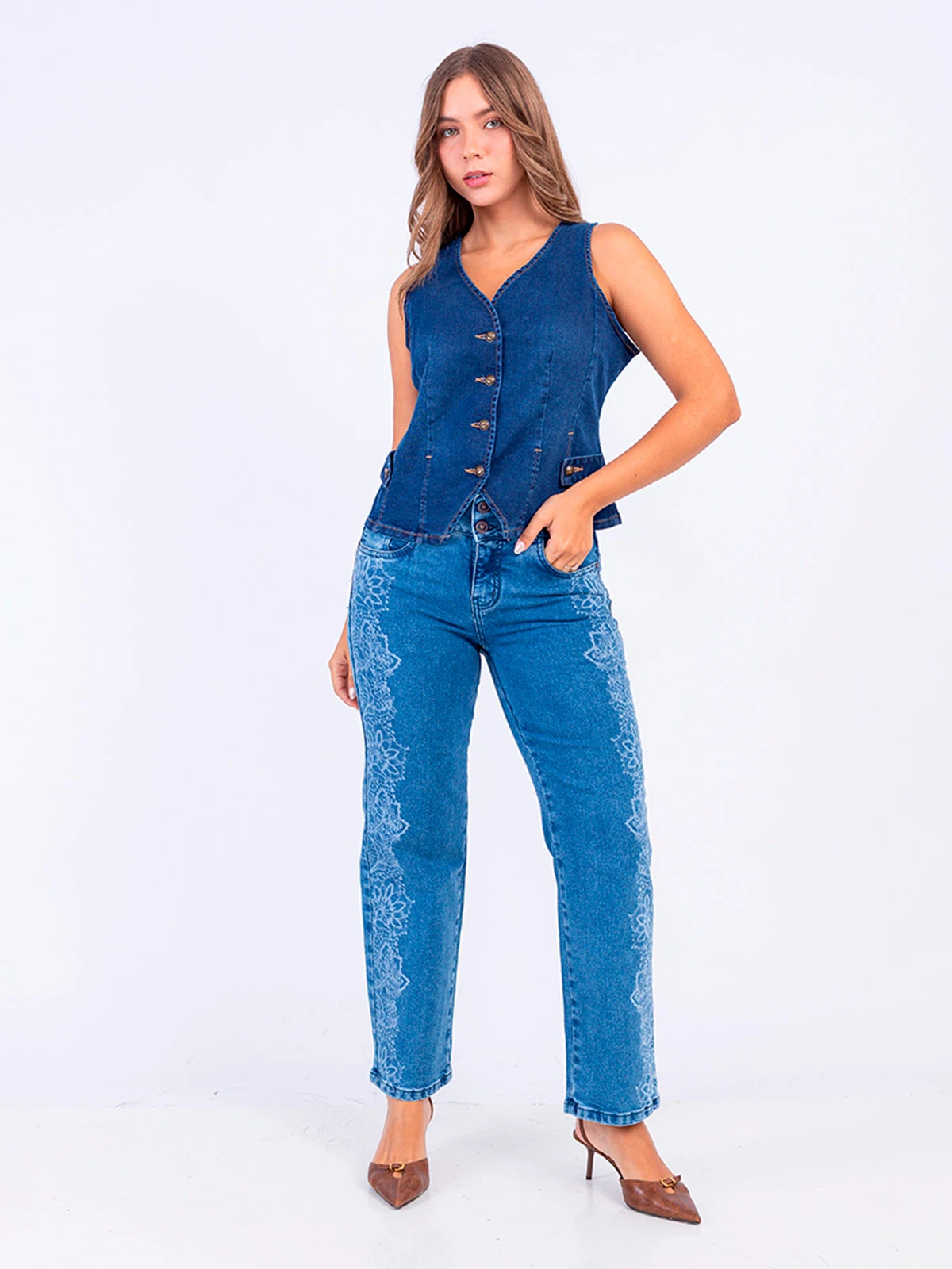 CHALECO MUJER SODA BLUES FANCY - 5