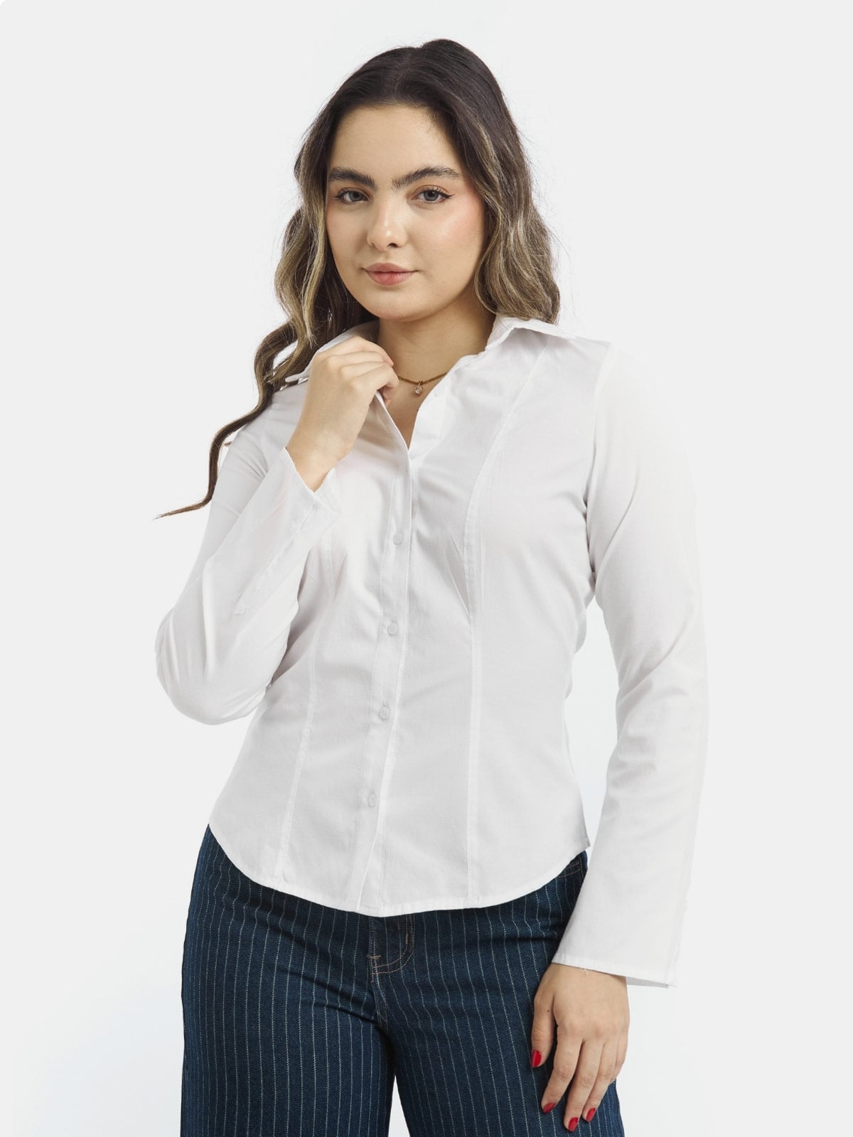BLUSA MANGA LARGA ALGODÓN MUJER PARADA 111 NAOMI - 3