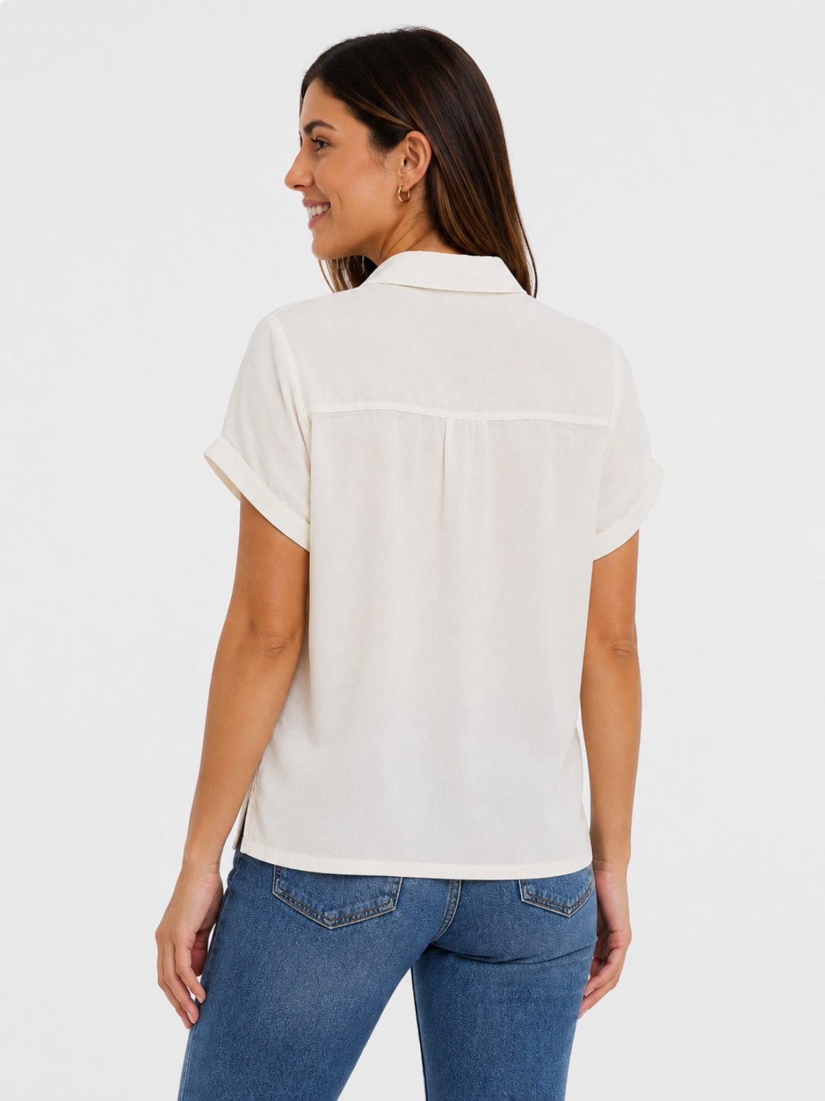 BLUSA MANGA CORTA ALGODÓN MUJER PARADA 111 FATIMA - 2