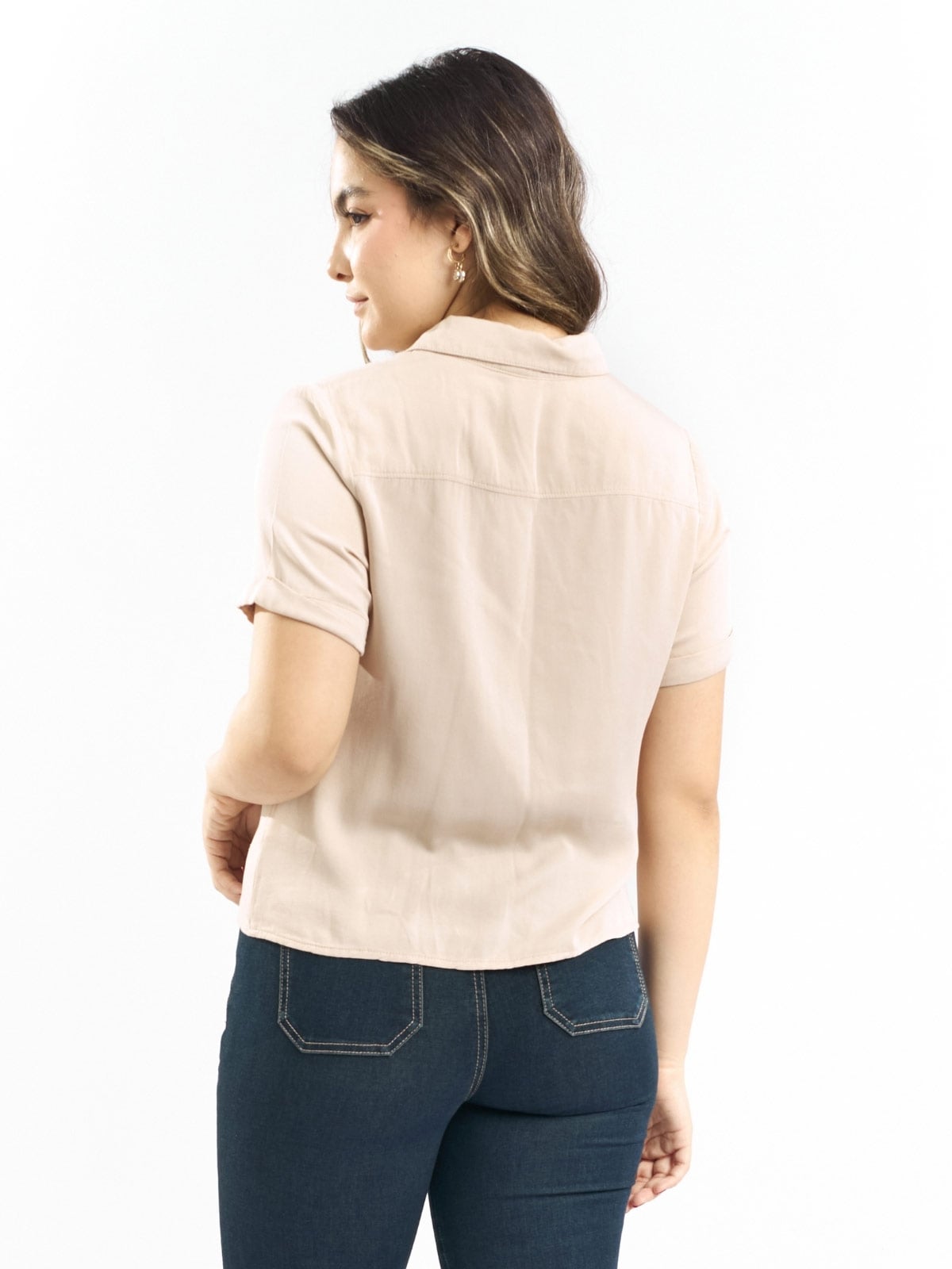 BLUSA MANGA CORTA ALGODÓN MUJER PARADA 111 FATIMA - 2