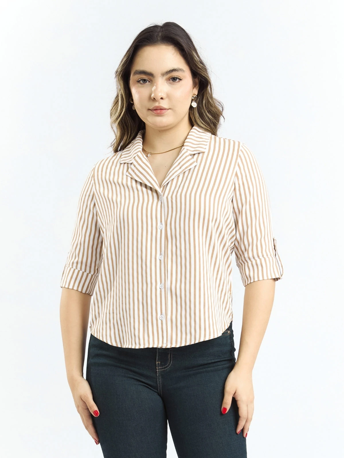 BLUSA MANGA 3/4 ALGODÓN MUJER PARADA 111 GRETEL - 1
