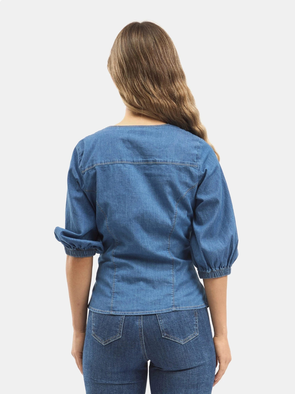BLUSA MANGA CORTA ALGODÓN MUJER PARADA 111 ANGIE - 2