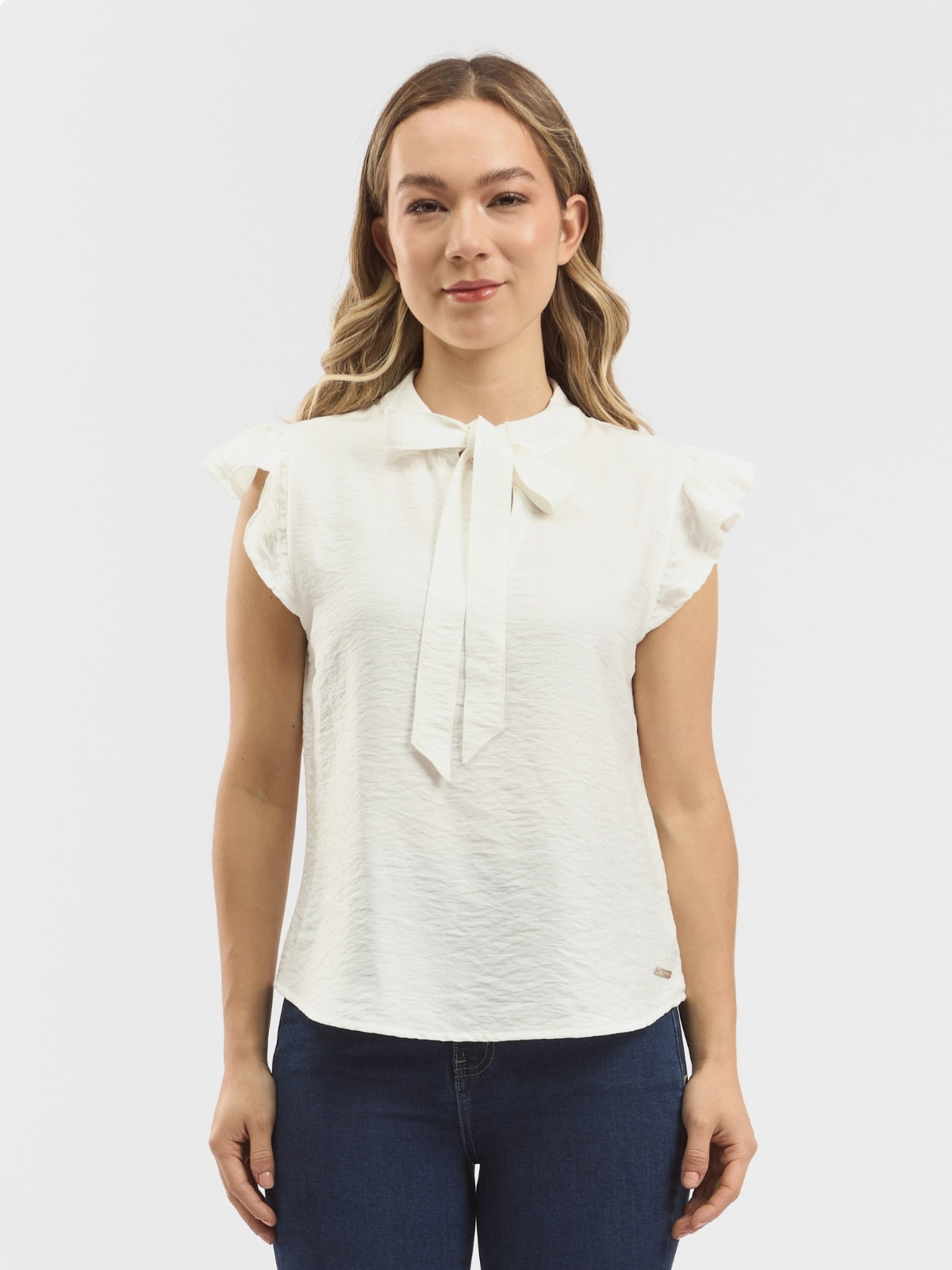 BLUSA MANGA CORTA ALGODÓN MUJER PARADA 111 ITALA - 1