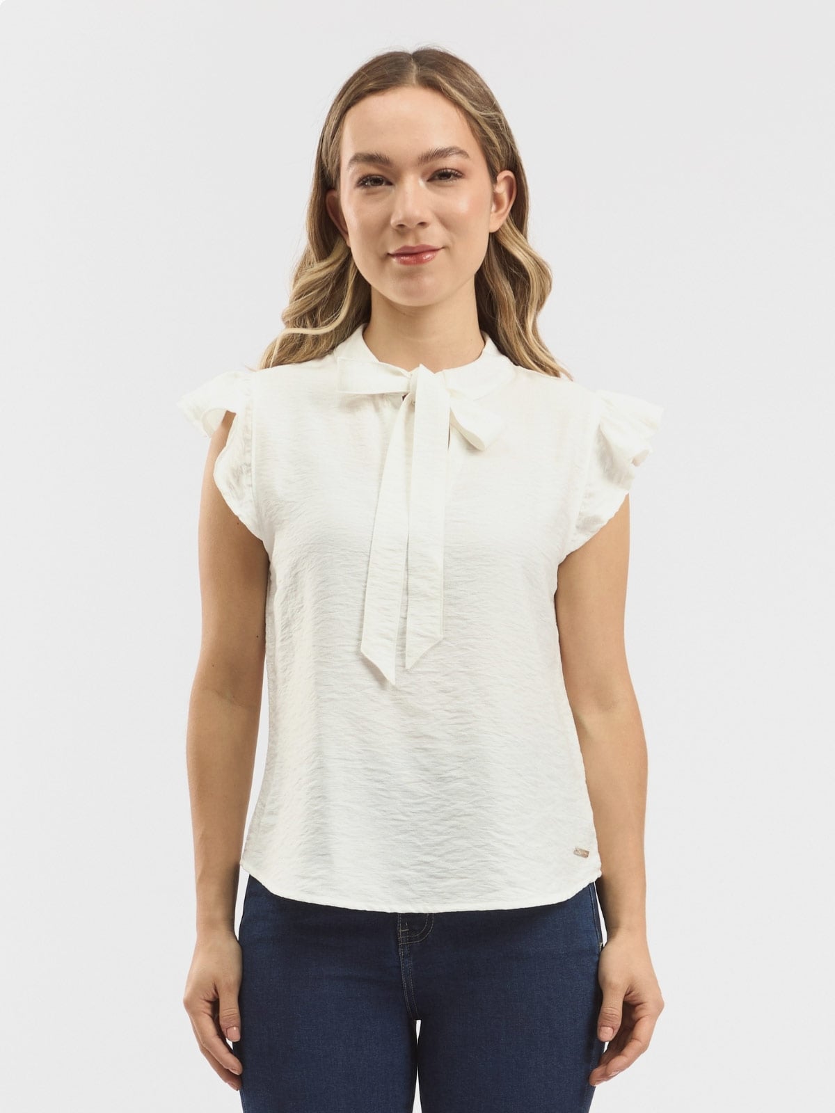 BLUSA MANGA CORTA ALGODÓN MUJER PARADA 111 ITALA - 1