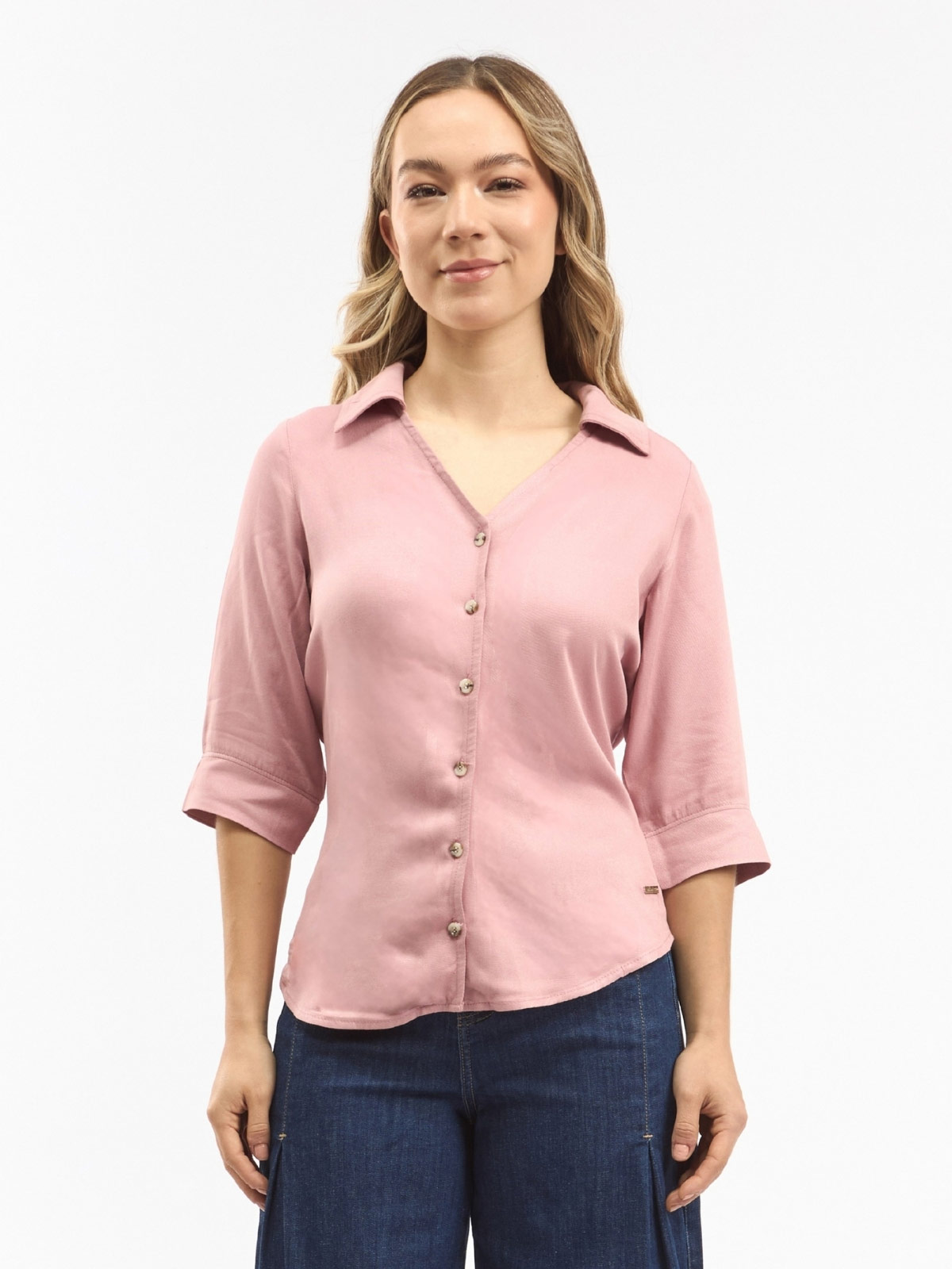 BLUSA MANGA 3/4 ALGODÓN MUJER PARADA 111 DALILA - 1