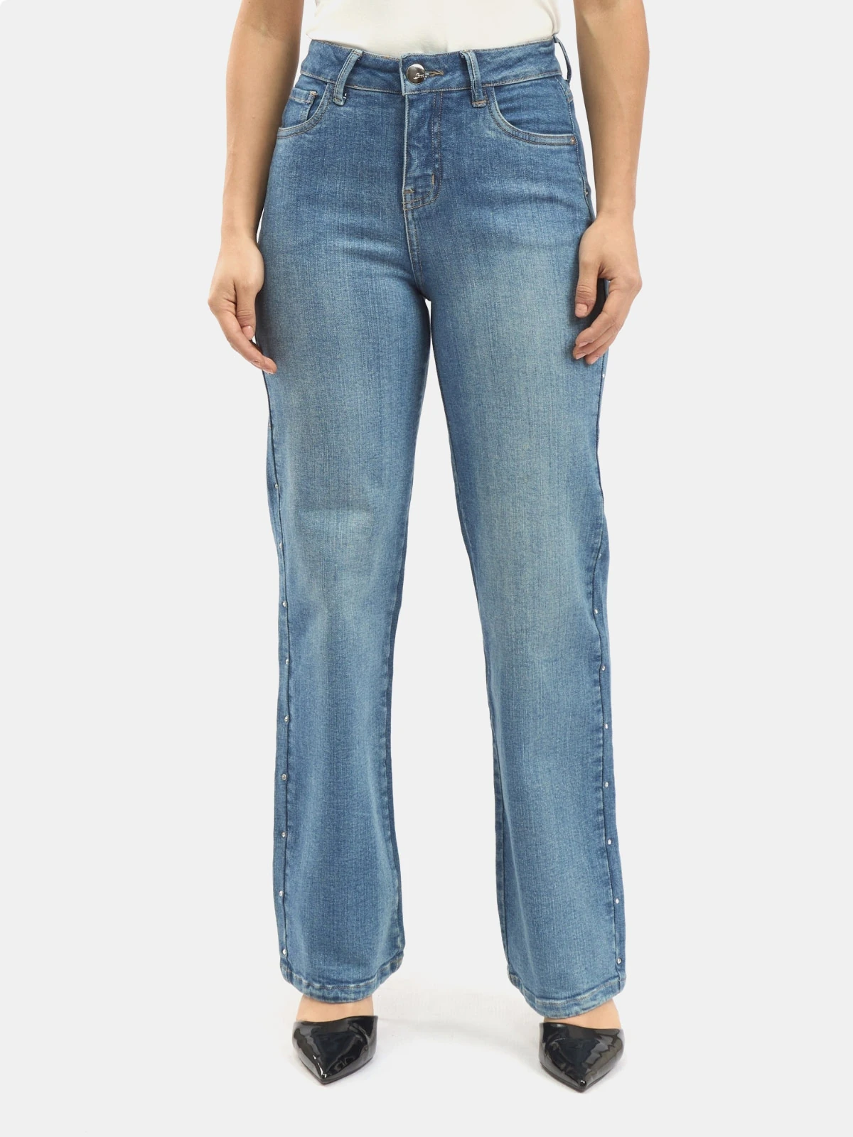 JEANS ALGODÓN RECTO MUJER PARADA 111 ROSALIA - 2