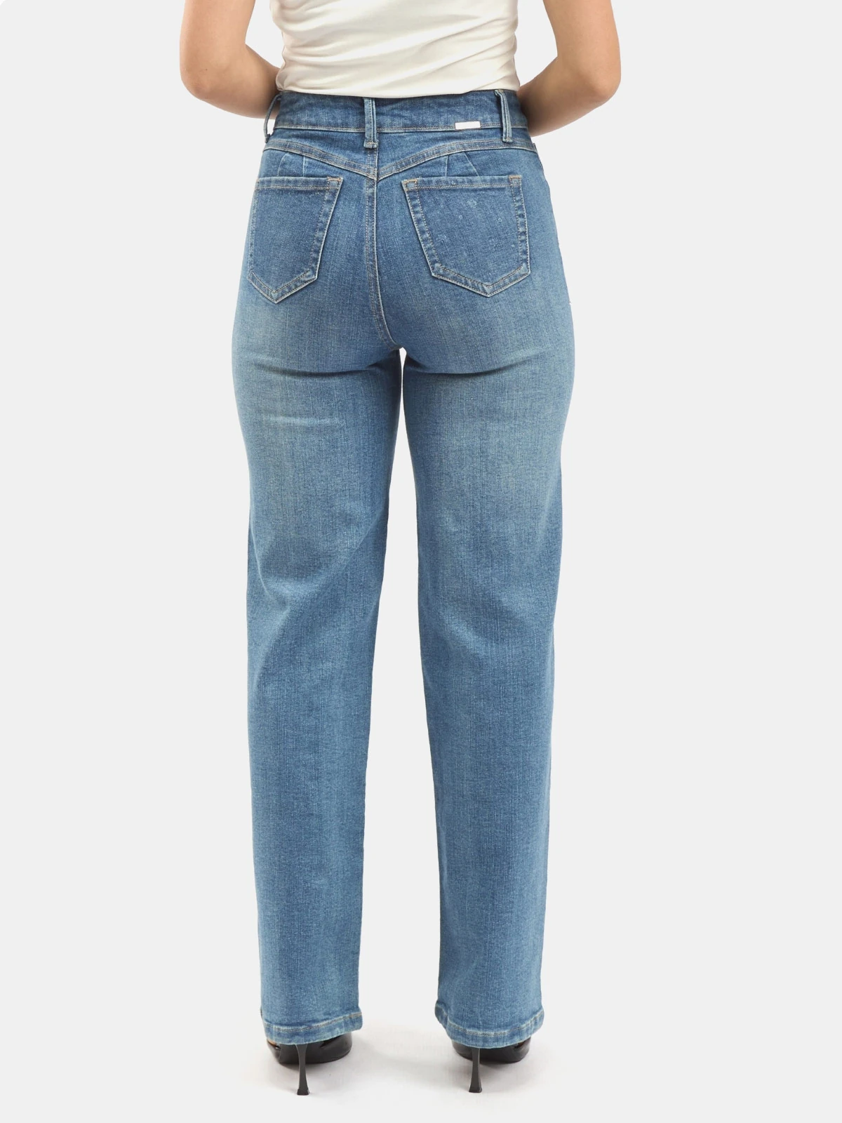 JEANS ALGODÓN RECTO MUJER PARADA 111 ROSALIA - 3