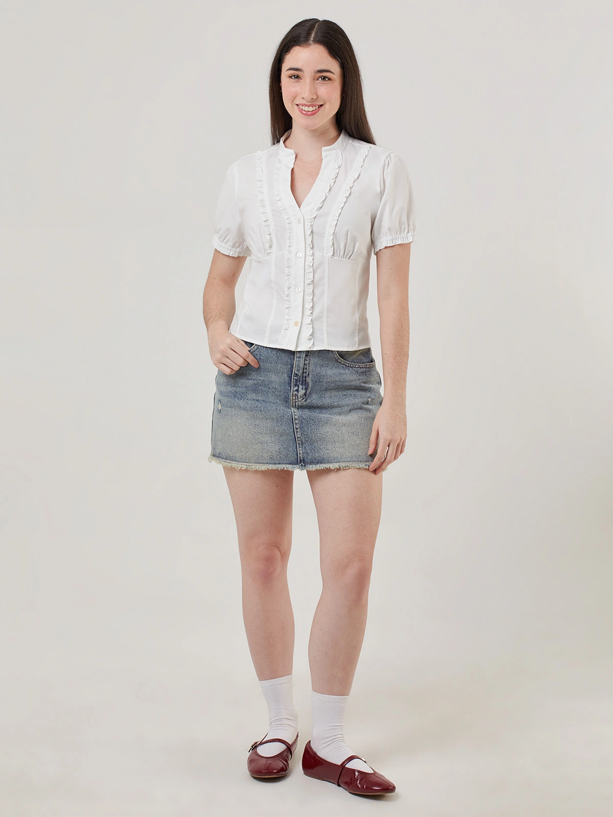 BLUSA MANGA CORTA MUJER INDEX - 5