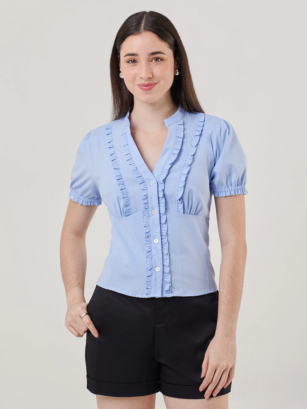 BLUSA MANGA CORTA MUJER INDEX - 1