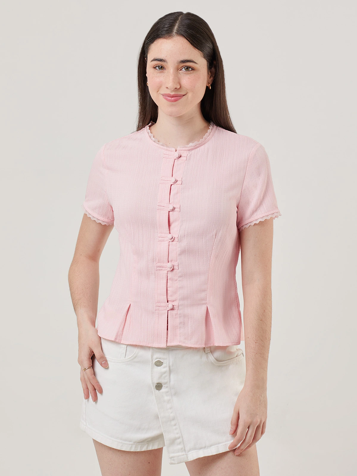 BLUSA MANGA CORTA MUJER INDEX - 1