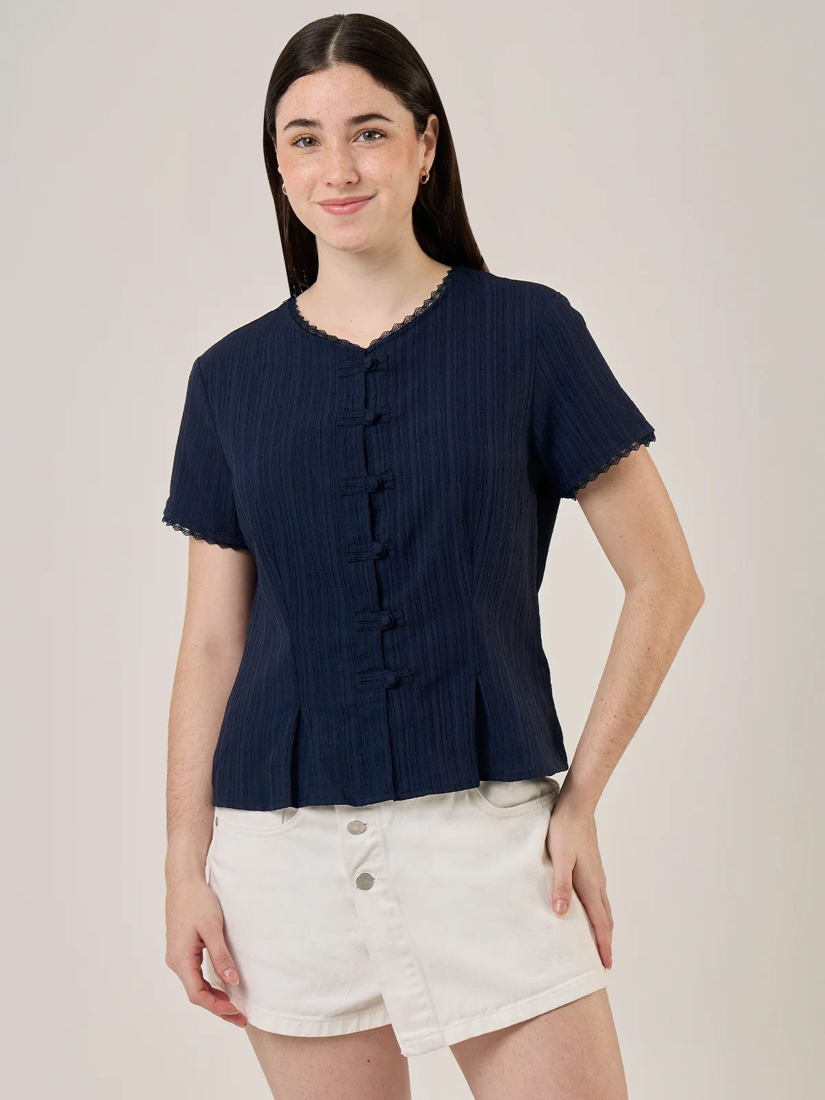 BLUSA MANGA CORTA MUJER INDEX - 1