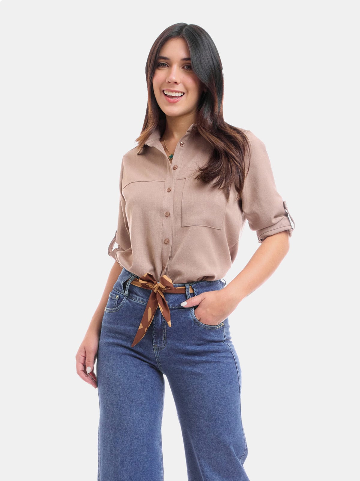 BLUSA MANGA 3/4 MUJER METAL JEANS CARMINA - 1