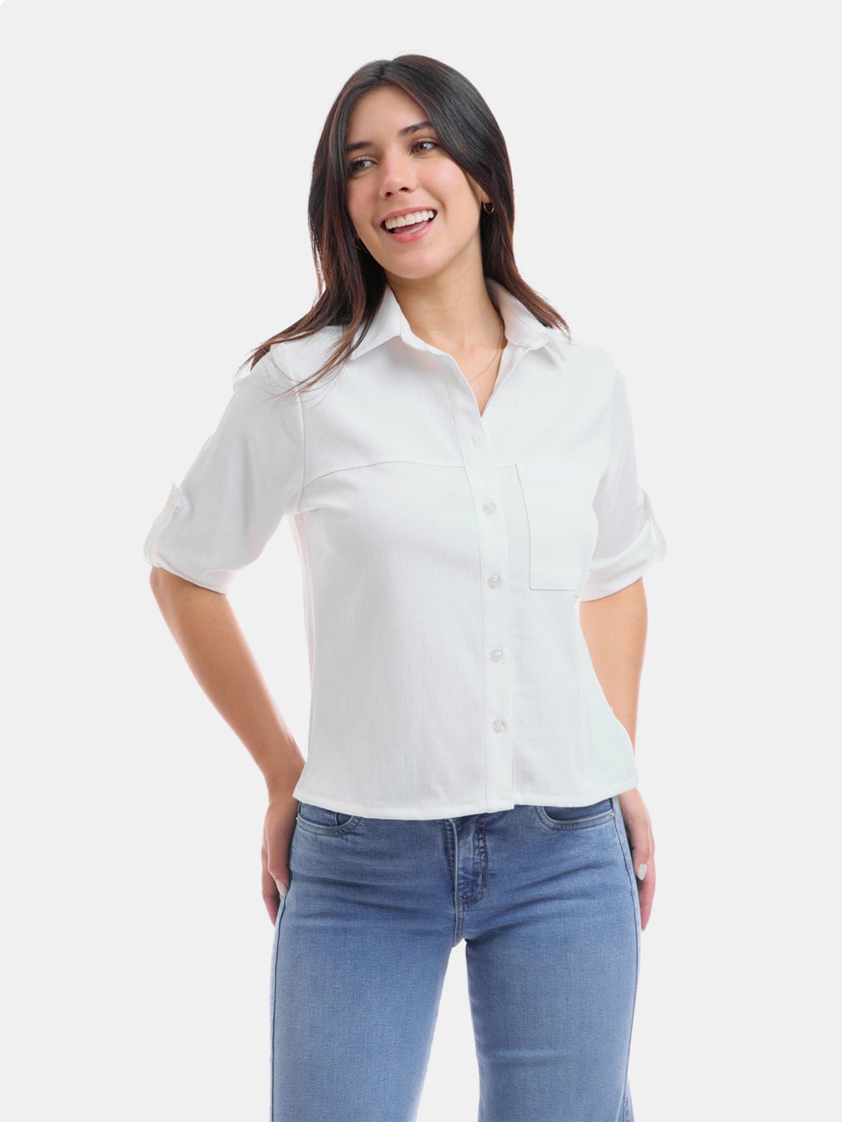 BLUSA MANGA 3/4 MUJER METAL JEANS CARMINA - 1
