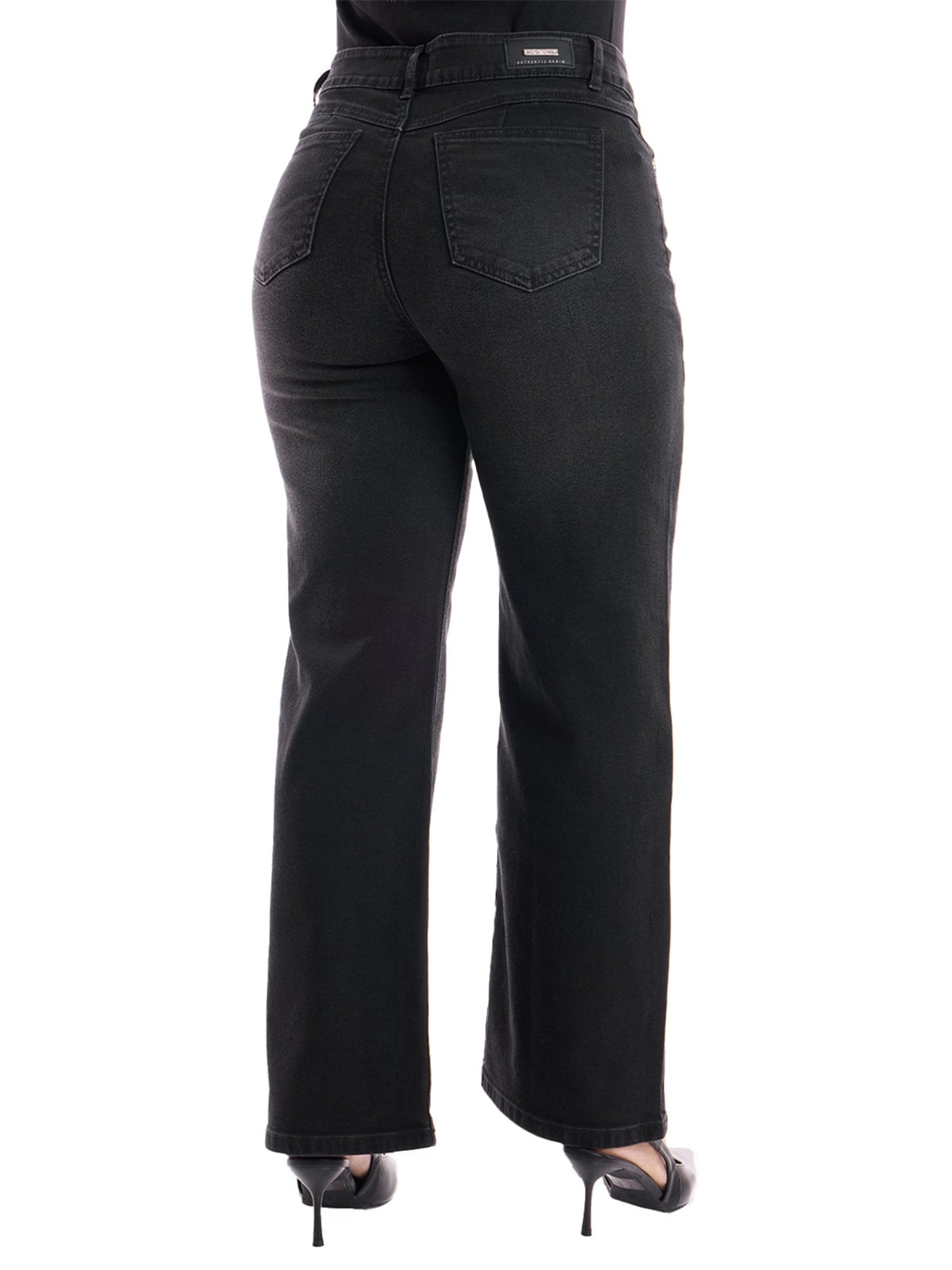 JEANS ALGODÓN STRAIGHT MUJER METAL JEANS BRILLOS ANALI - 3