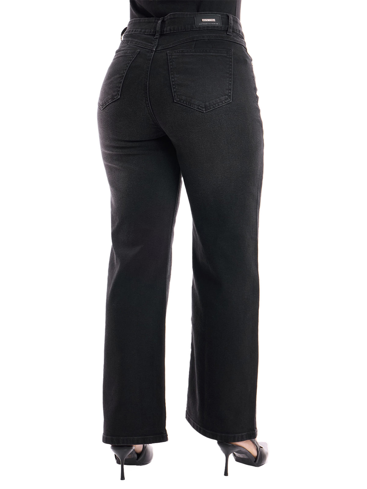JEANS ALGODÓN STRAIGHT MUJER METAL JEANS BRILLOS ANALI - 3