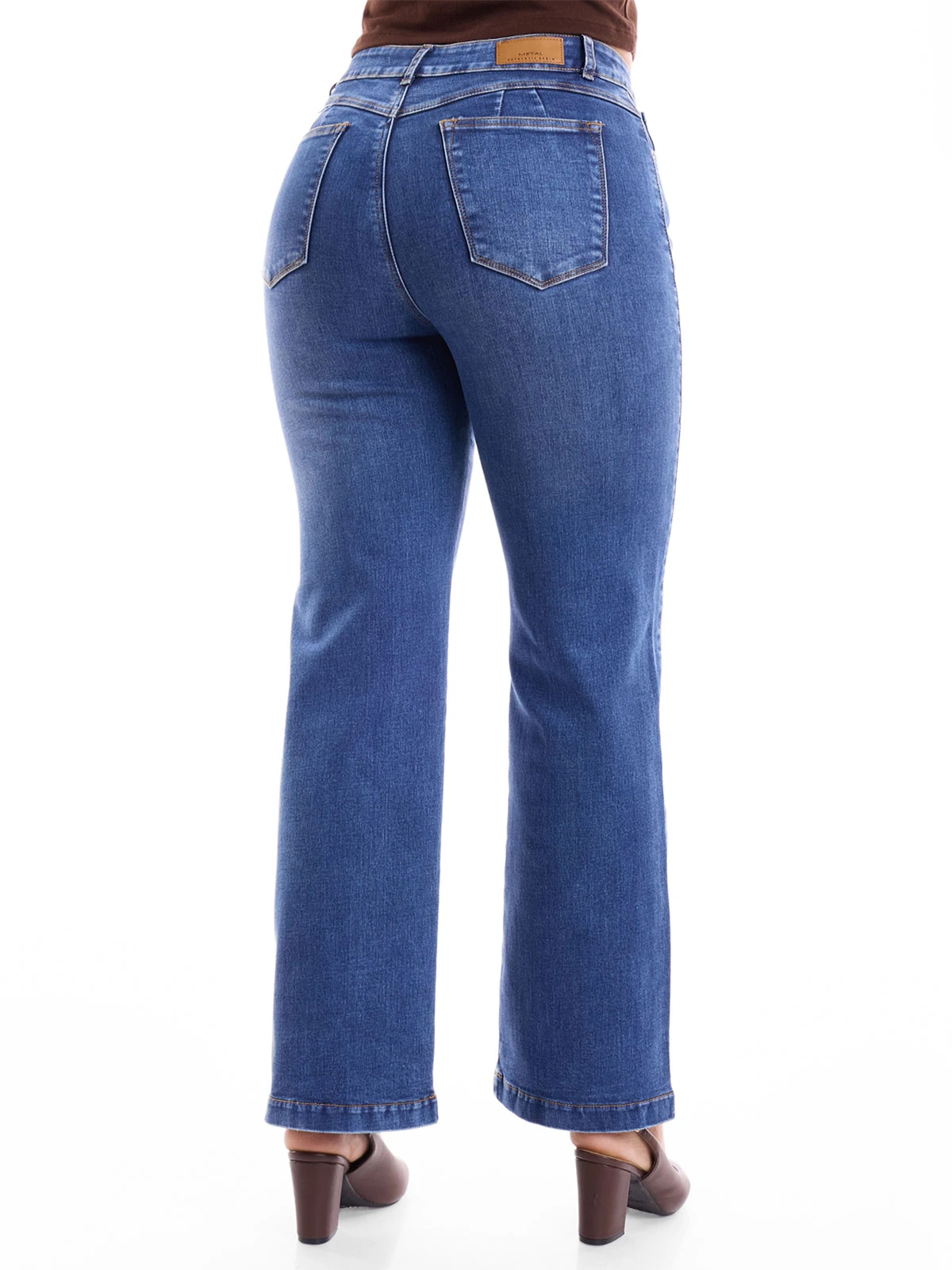 JEANS ALGODÓN STRAIGHT MUJER METAL JEANS AMERICANA - 3