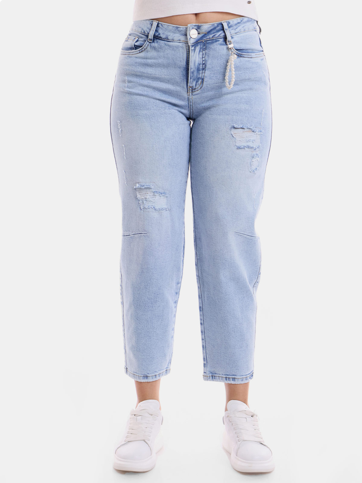 JEANS ALGODÓN MOM MUJER METAL JEANS EVA - 2