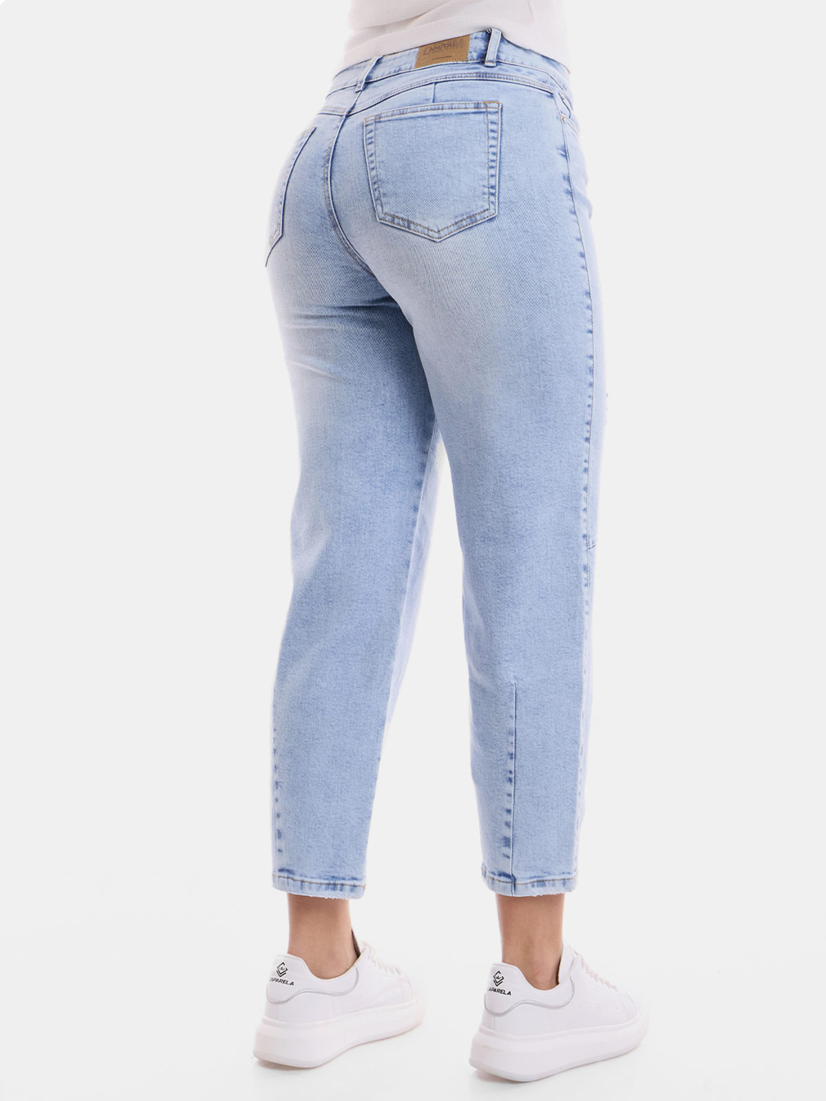 JEANS ALGODÓN MOM MUJER METAL JEANS EVA - 3