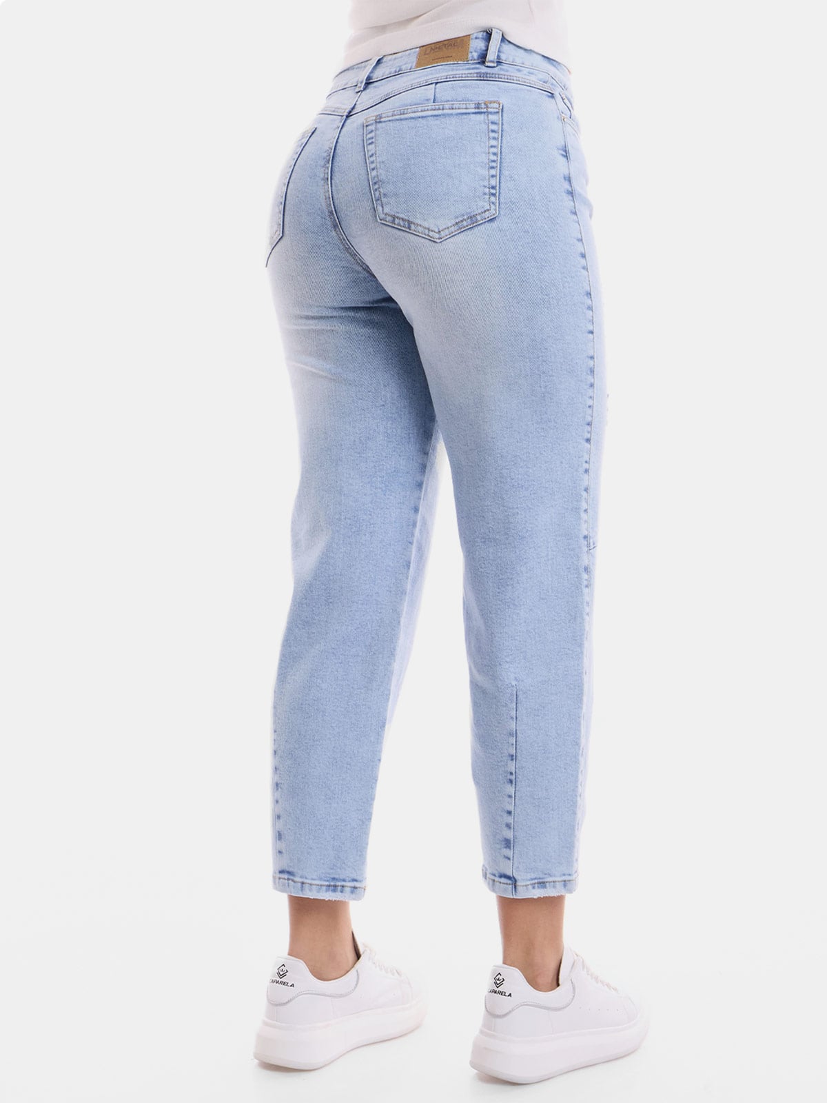 JEANS ALGODÓN MOM MUJER METAL JEANS EVA - 3