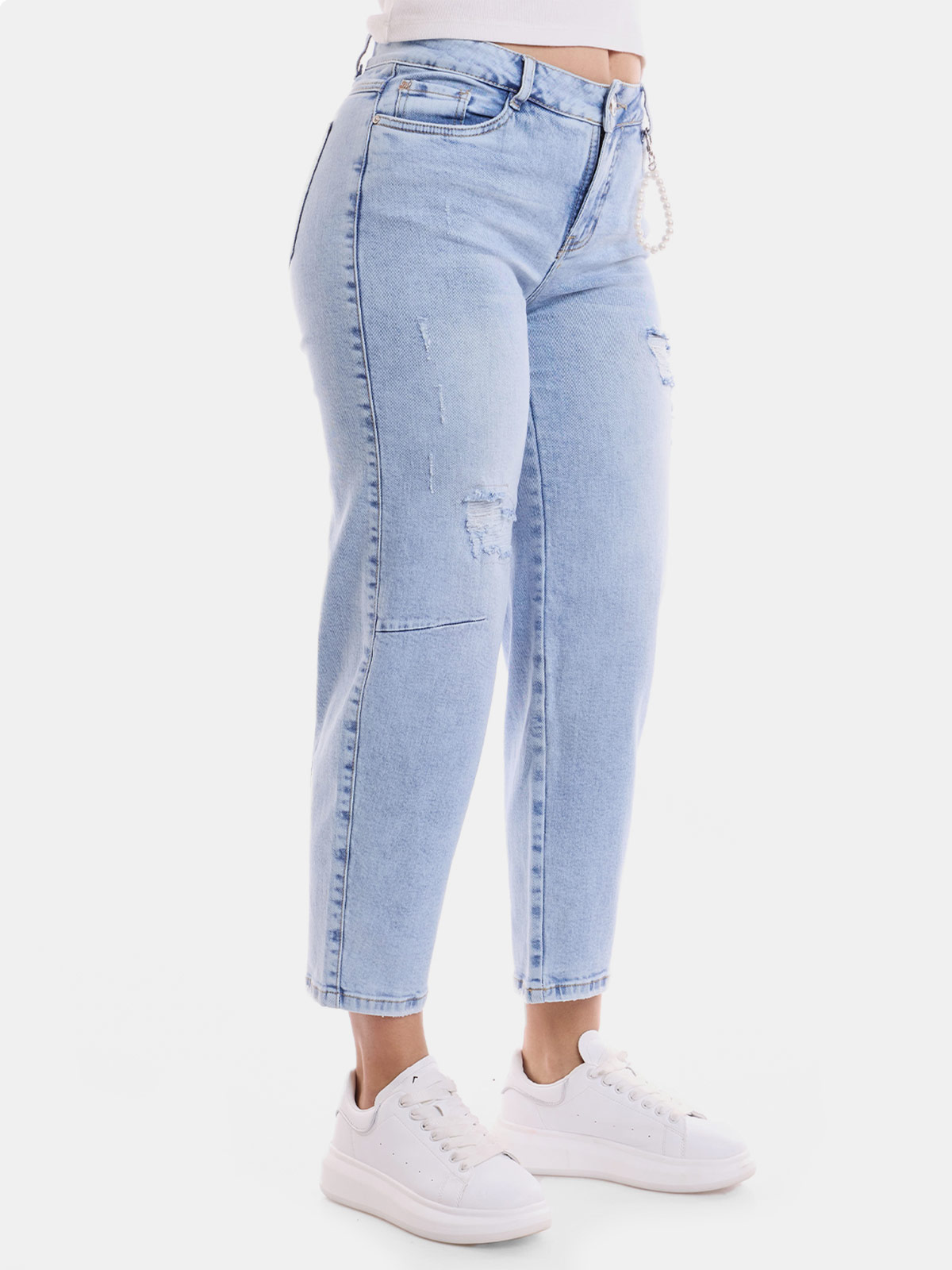JEANS ALGODÓN MOM MUJER METAL JEANS EVA - 4