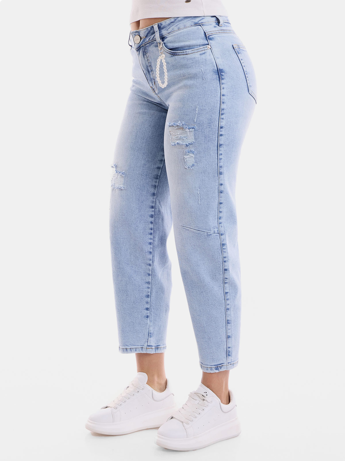 JEANS ALGODÓN MOM MUJER METAL JEANS EVA - 5