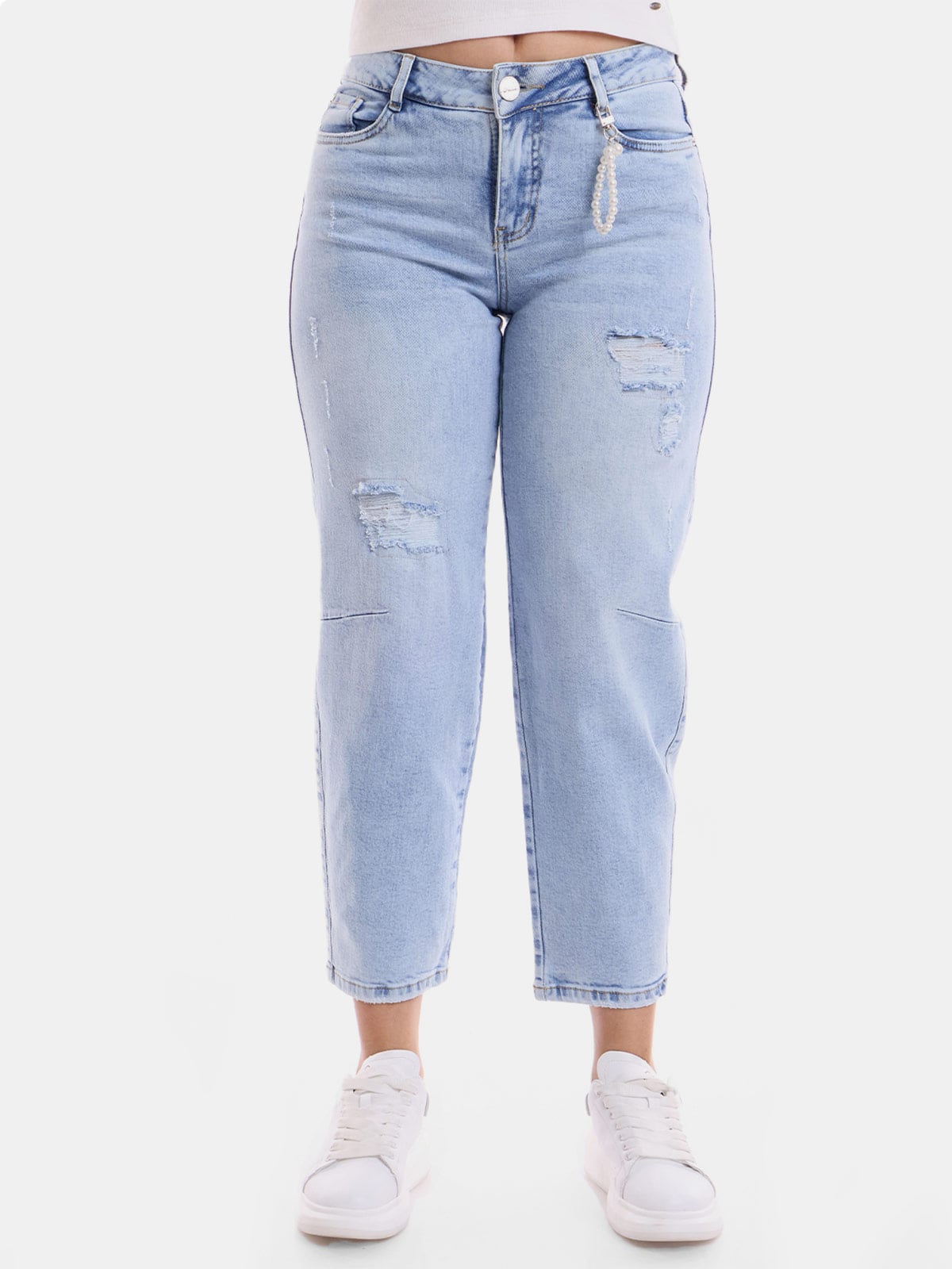 JEANS ALGODÓN MOM MUJER METAL JEANS EVA - 2